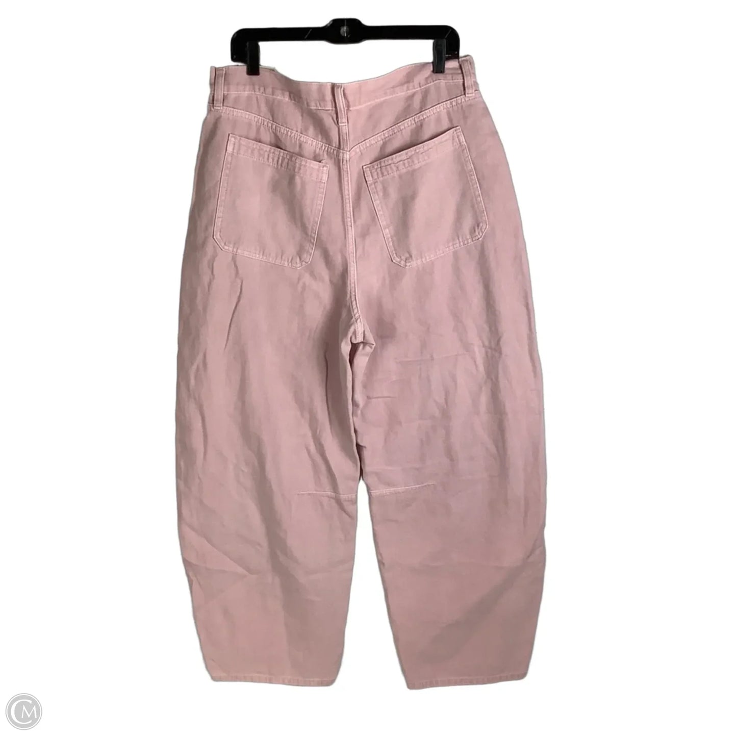 Jeans Straight By Universal Thread In Pink Denim, Size: 12