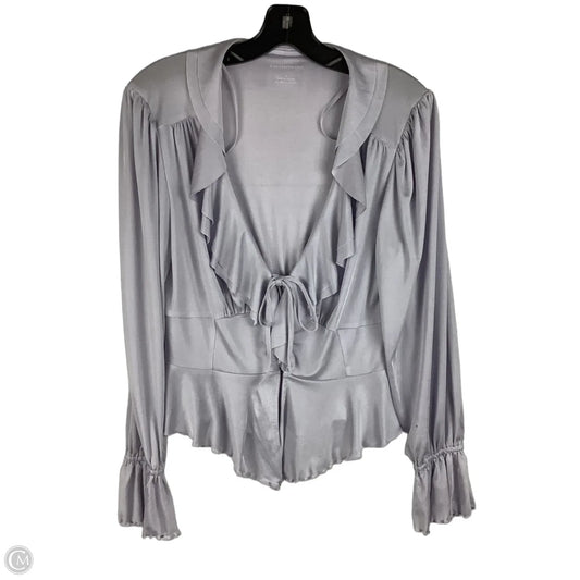 Top Long Sleeve By Anthropologie In Purple, Size: S