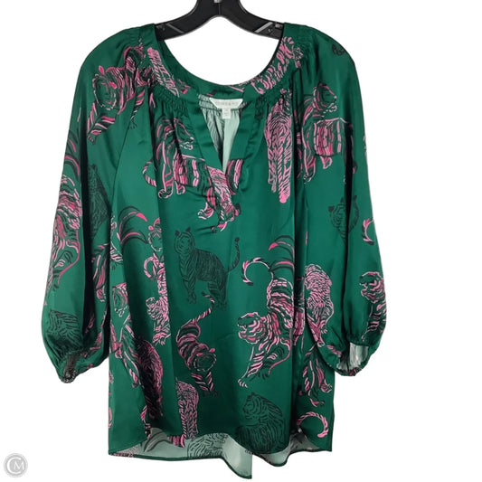 Top Short Sleeve By Crown And Ivy In Green, Size: 2x