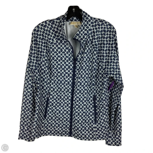 Athletic Jacket By Michael By Michael Kors In Navy, Size: Xl