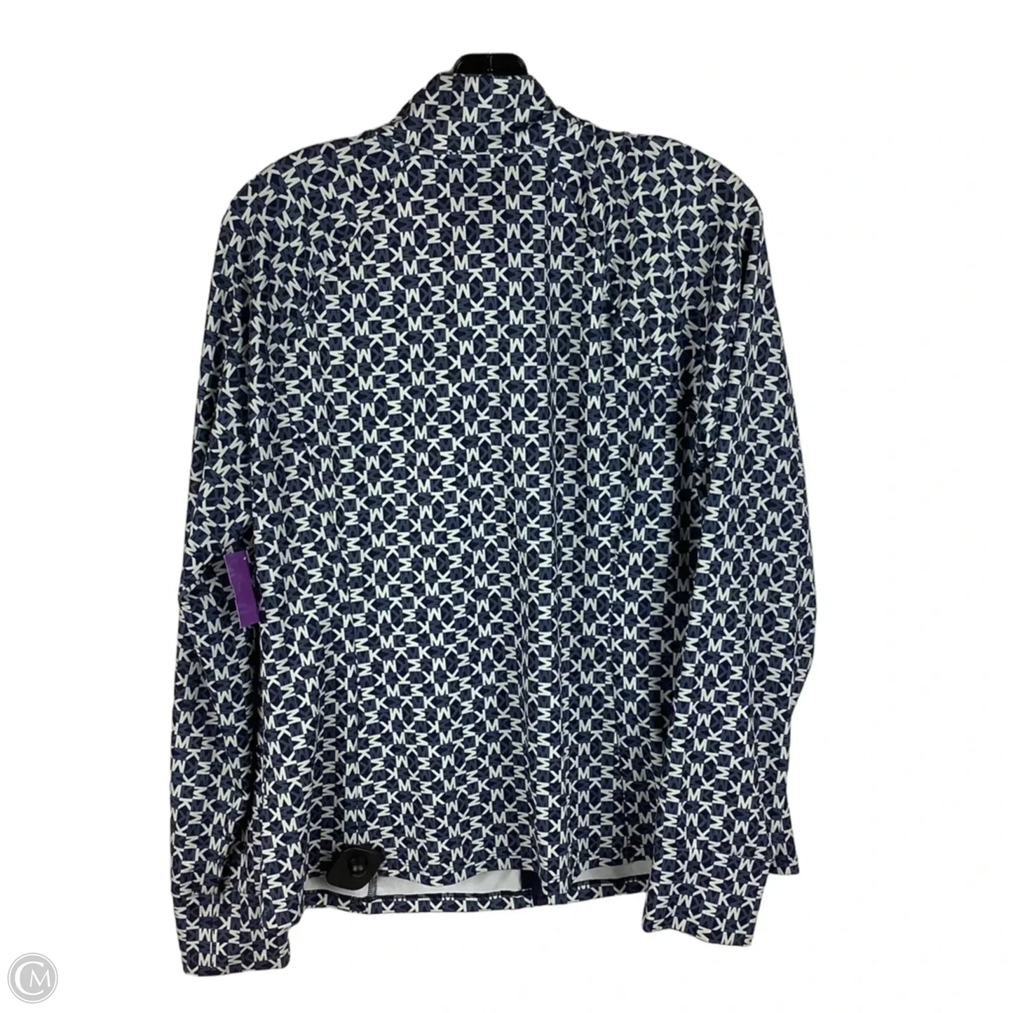 Athletic Jacket By Michael By Michael Kors In Navy, Size: Xl