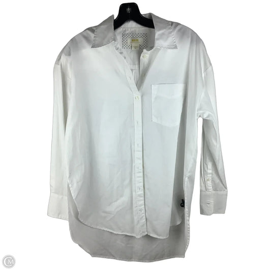Top Long Sleeve By Maeve In White, Size: Xs