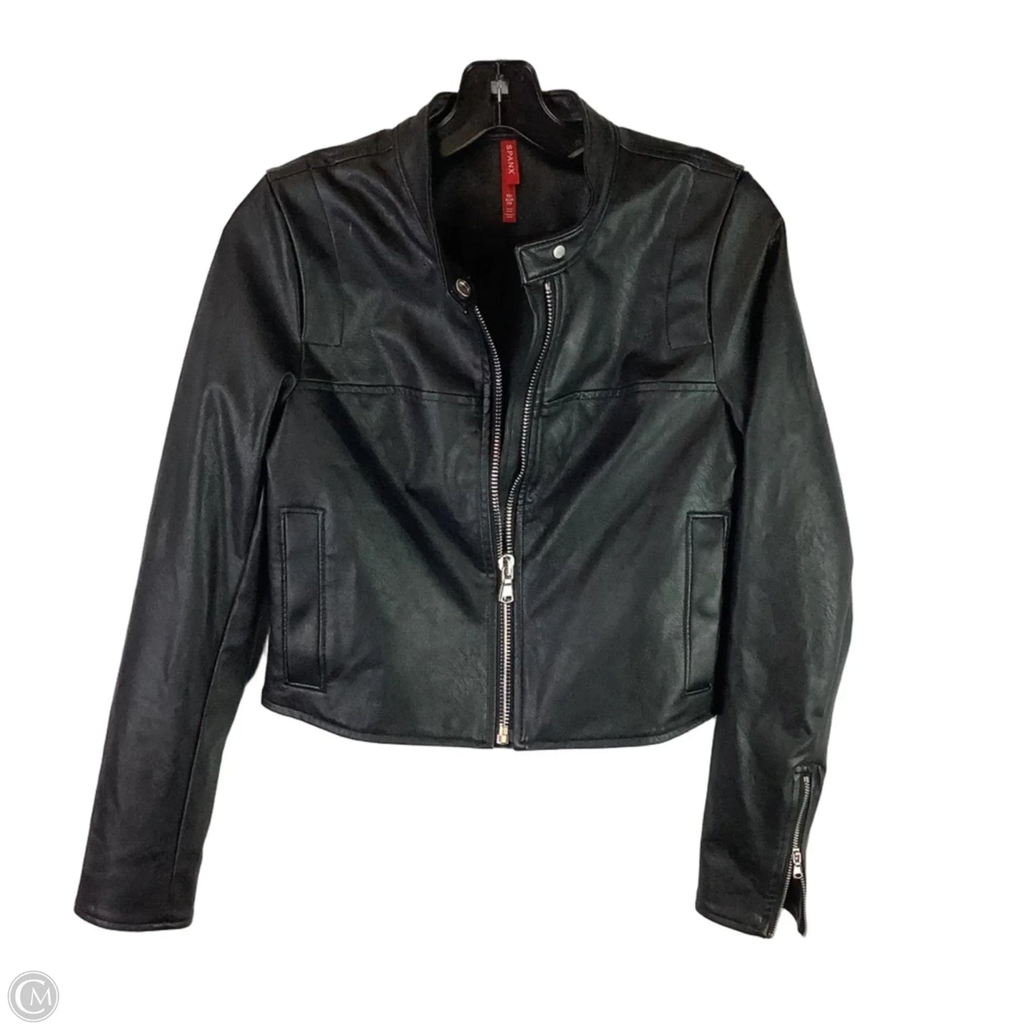 Jacket Moto By Spanx In Black, Size: Xs