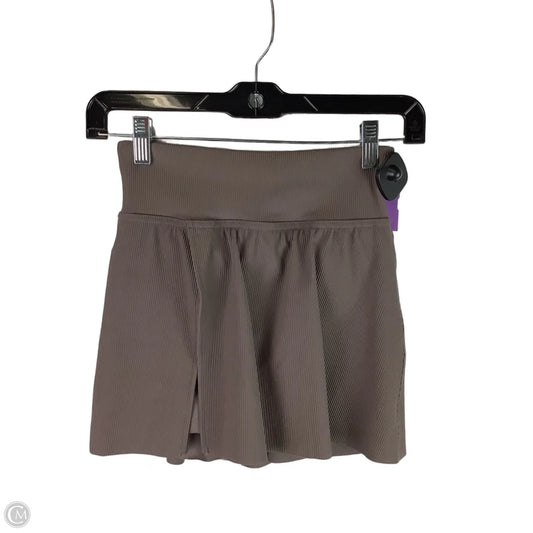 Athletic Skort By Spanx In Brown, Size: Xs