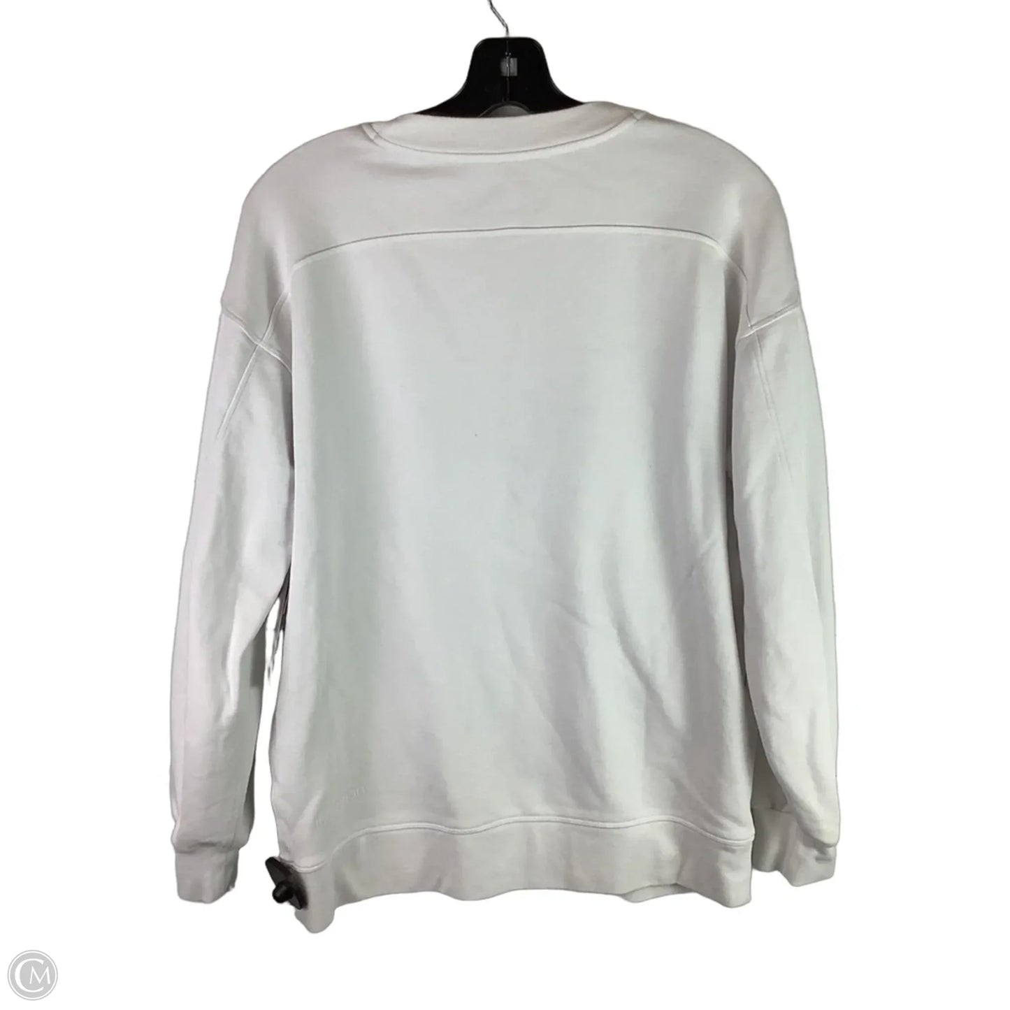 Athletic Sweatshirt Crewneck By Lululemon In White, Size: Estimated 4