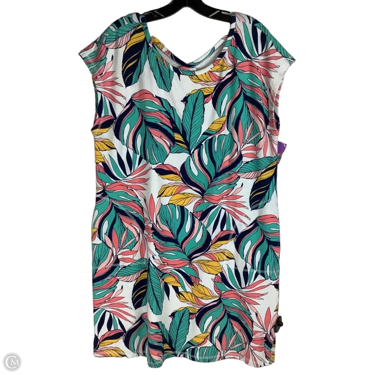 Dress Casual Short By Talbots In Tropical Print, Size: Xl