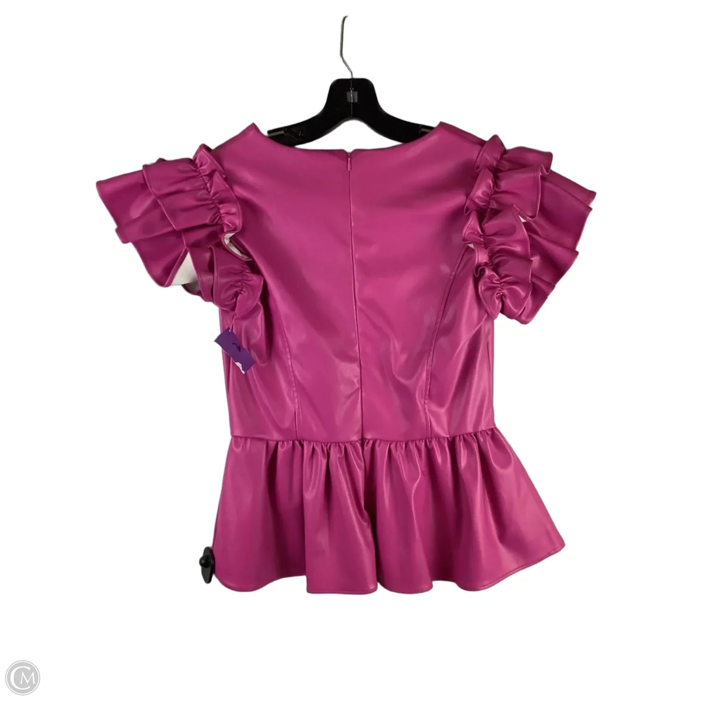 Top Short Sleeve By Voy In Pink, Size: S