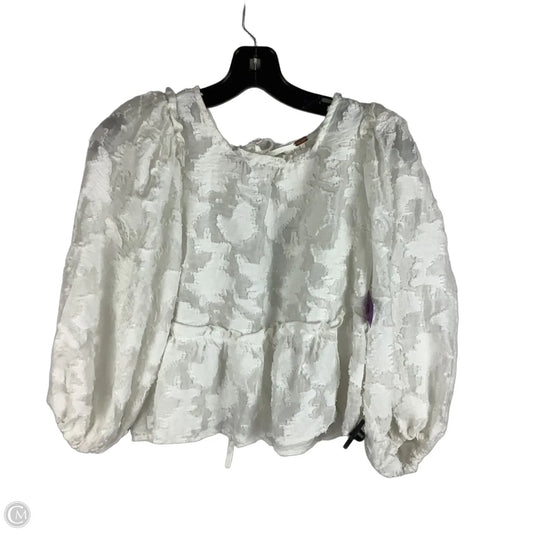 Top Short Sleeve By Free People In White, Size: Xs