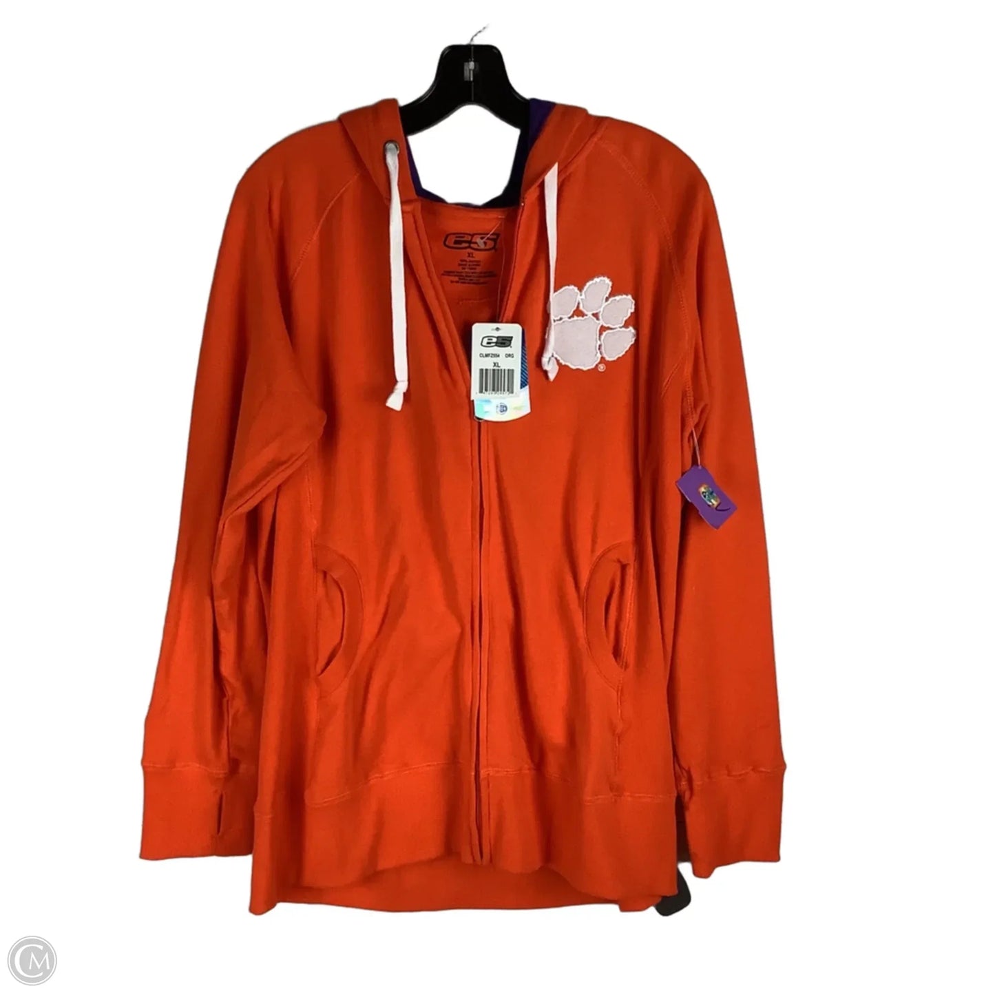 Jacket Other By Clothes Mentor In Orange Clemson, Size: Xl