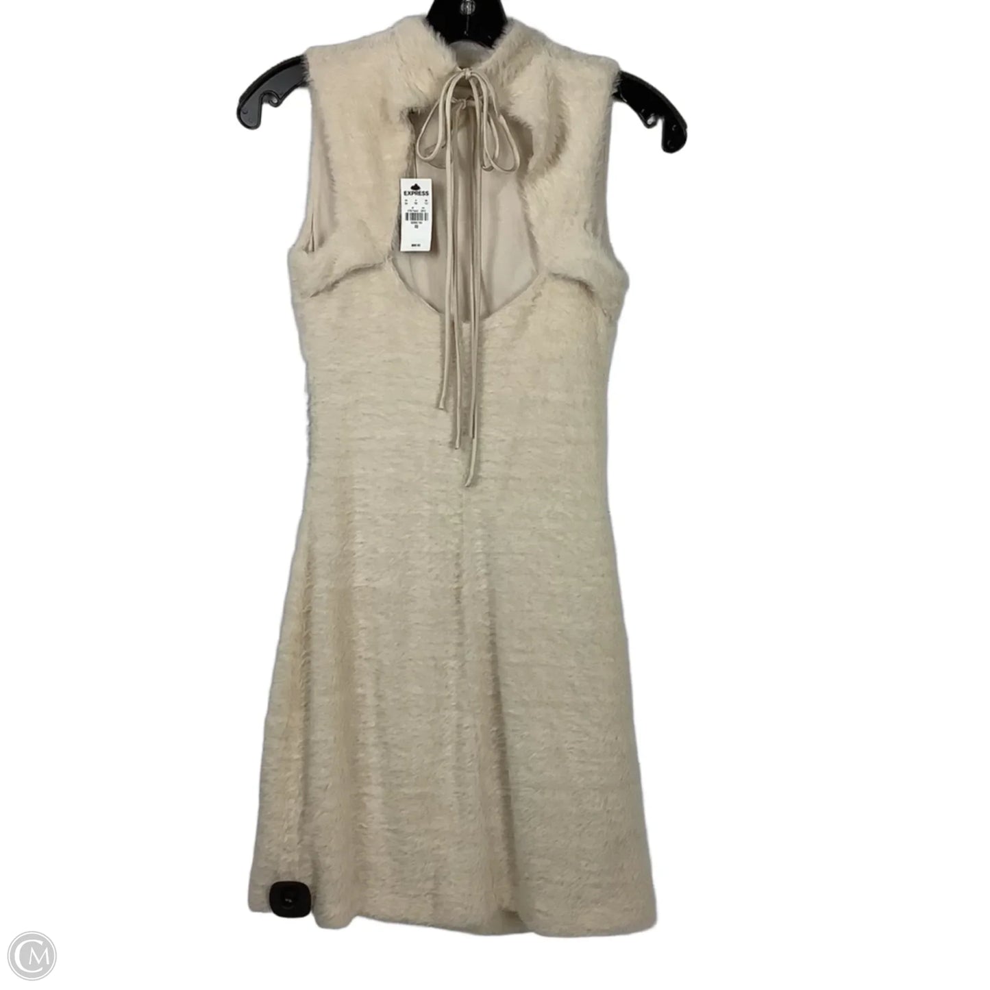 Dress Casual Short By Express In Cream, Size: Xs
