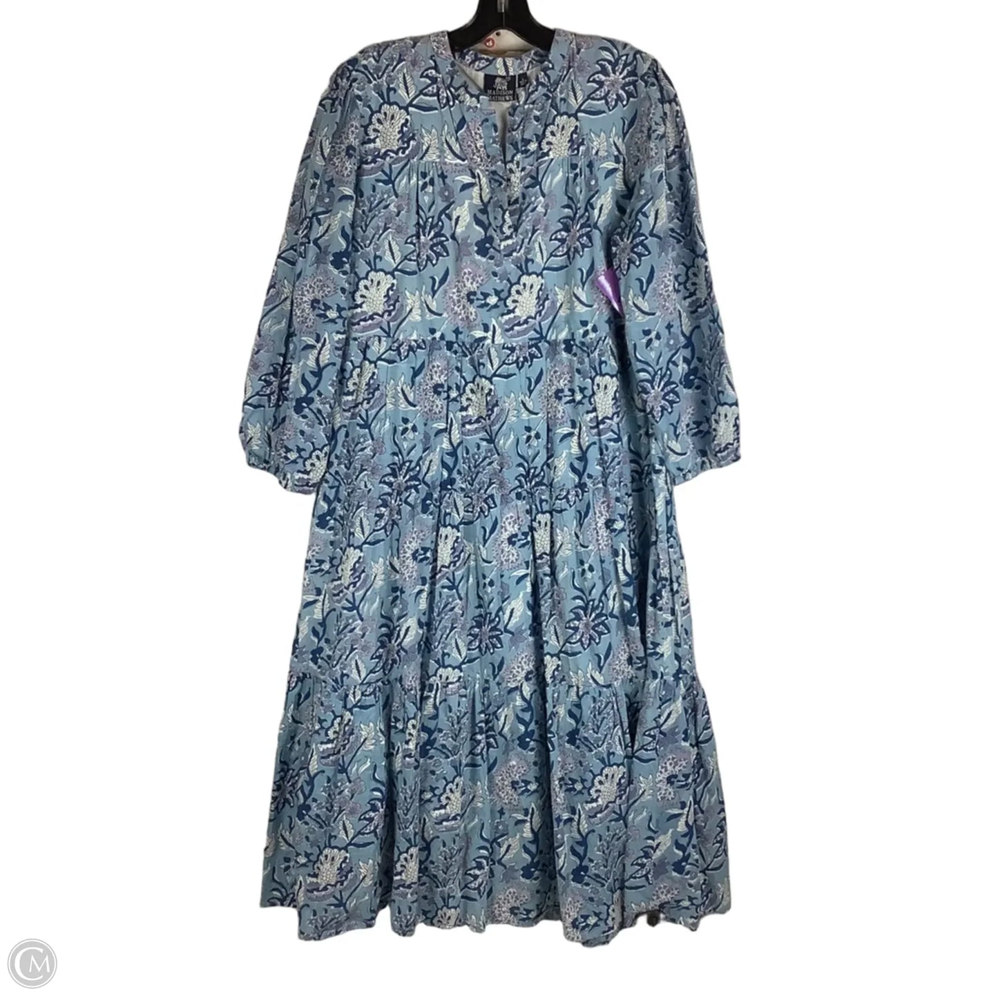 Dress Party Long By Cmc In Blue, Size: L