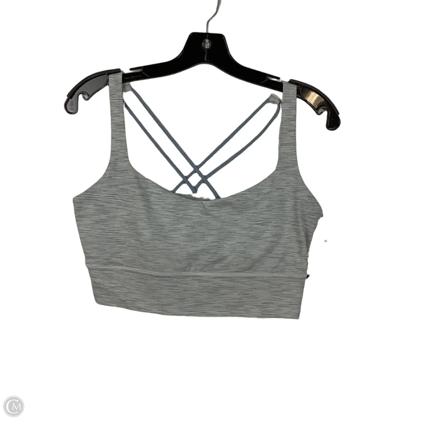 Athletic Bra By Lululemon In Grey, Size: 12