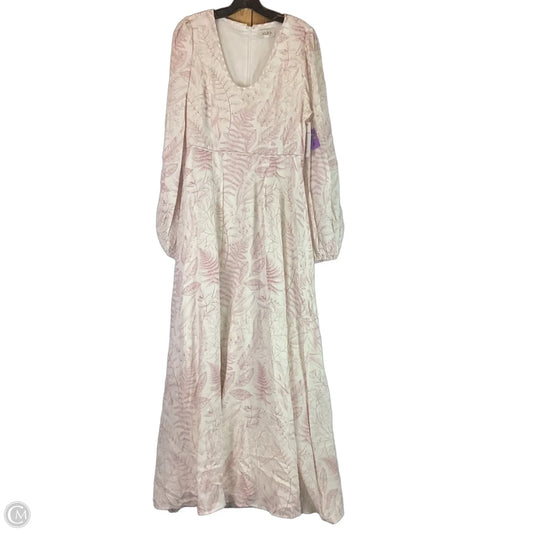Dress Casual Maxi By Aura In Floral Print, Size: M