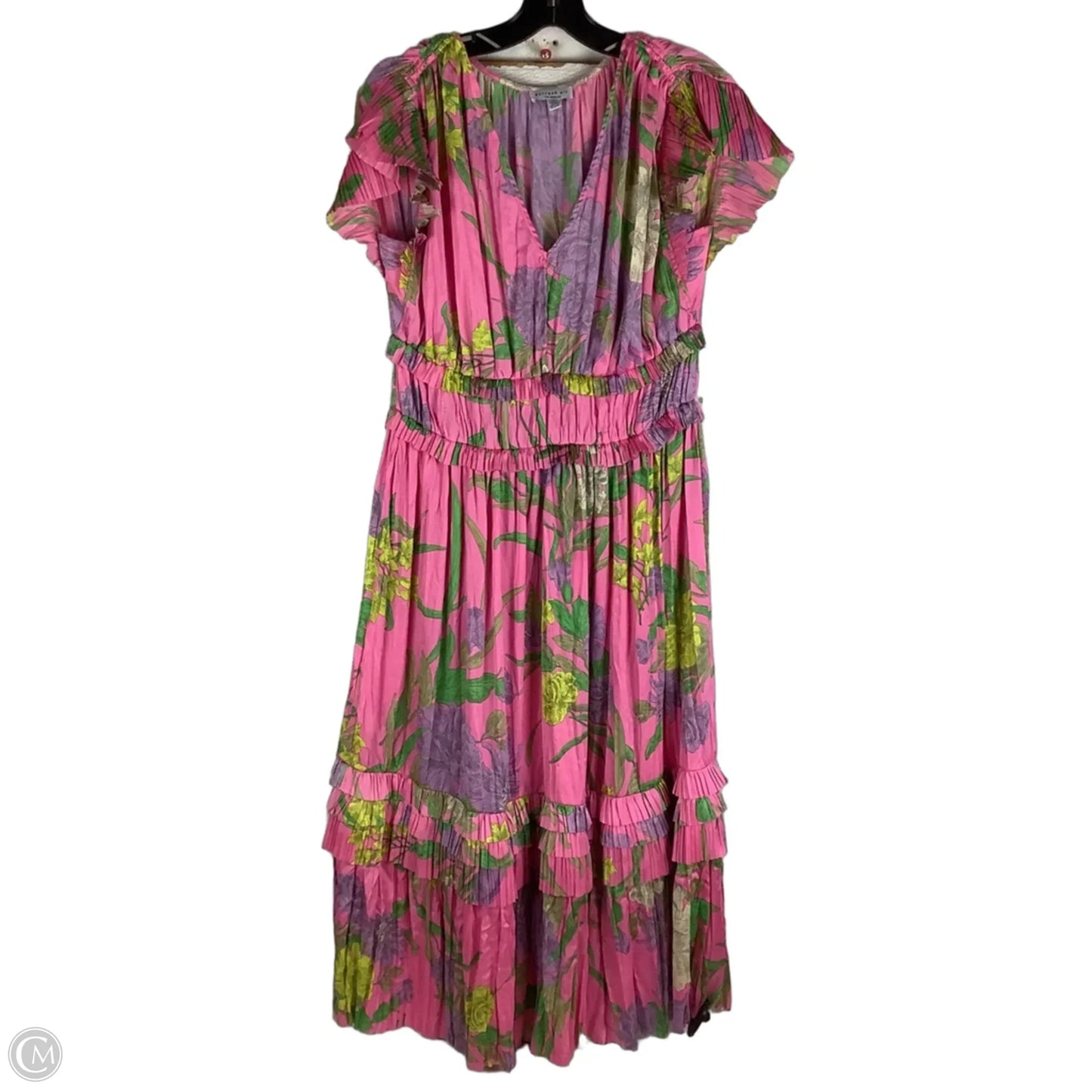 Dress Party Midi By Current Air In Pink, Size: M