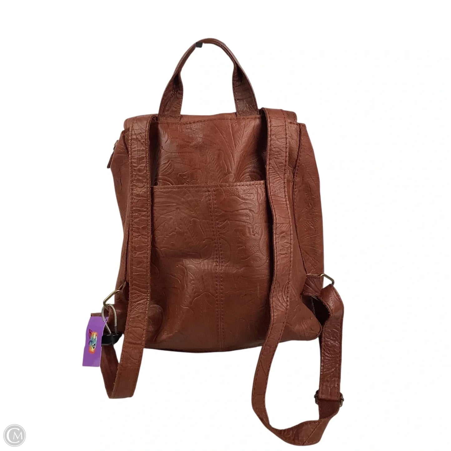 Backpack Leather By Cmc, Size: Medium