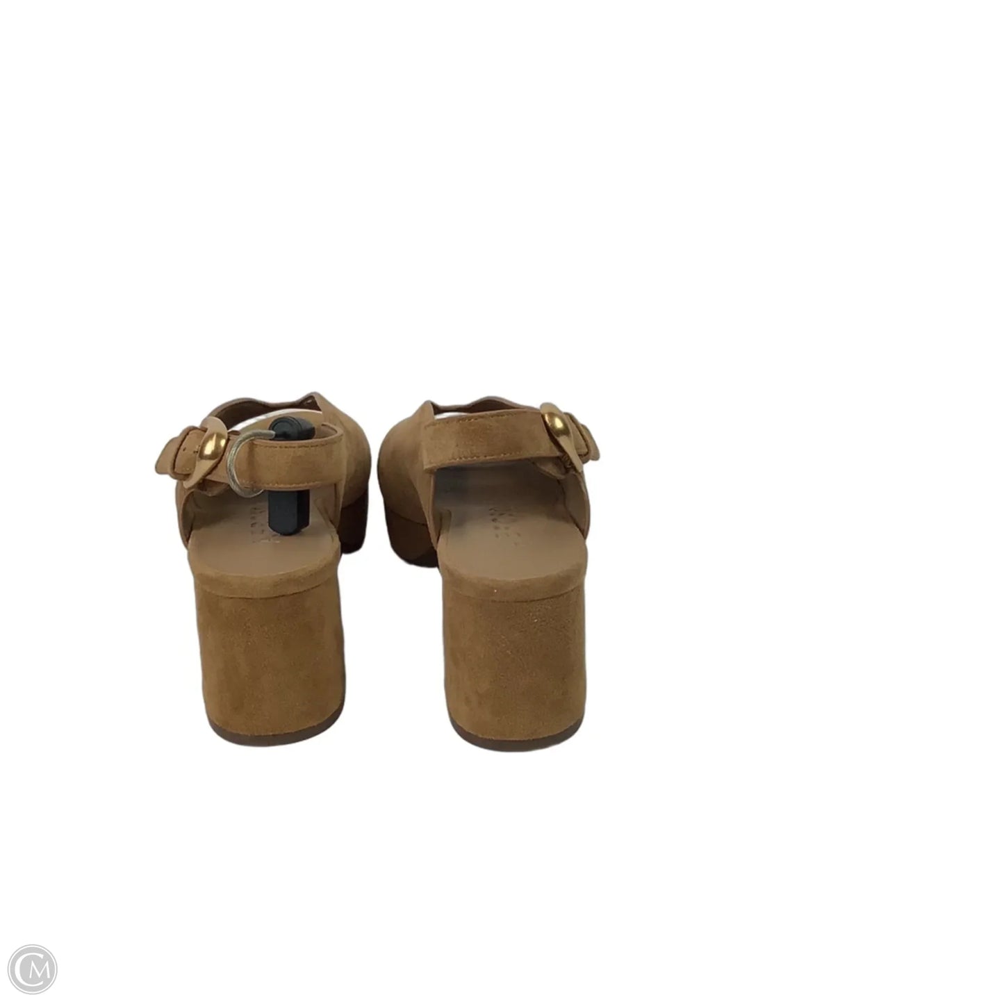 Sandals Heels Block By Aerosoles In Brown, Size: 8.5