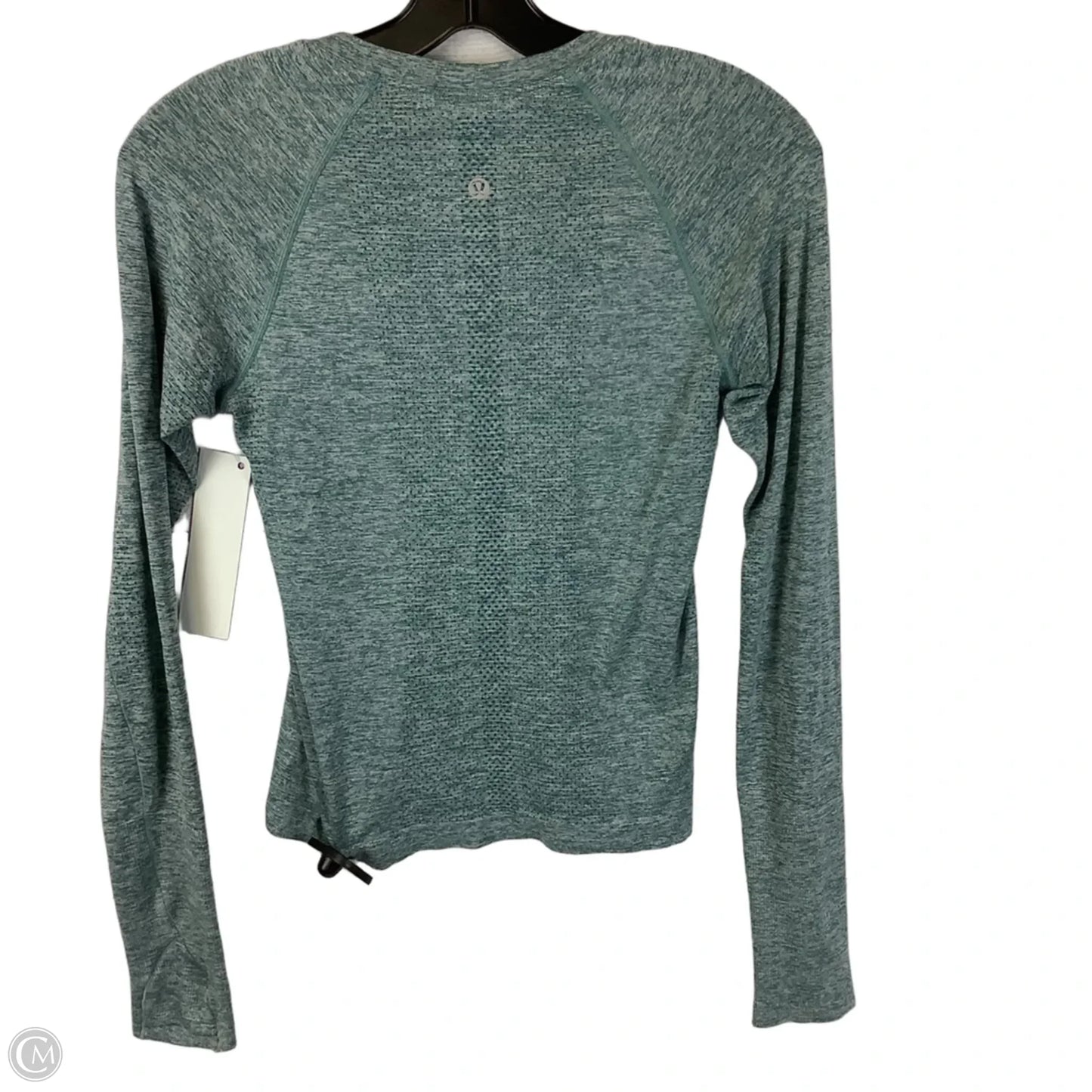 Athletic Top Long Sleeve Crewneck By Lululemon In Green, Size: 4