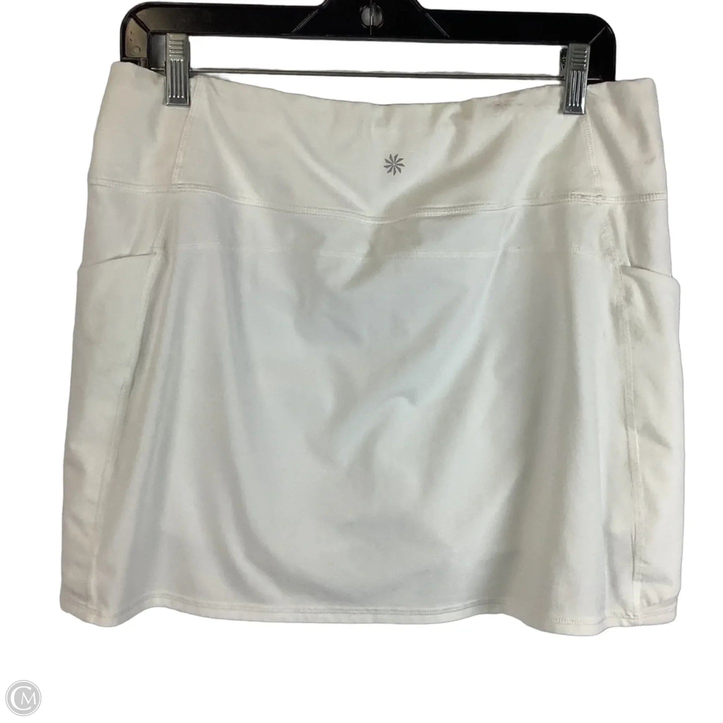 Athletic Skort By Athleta In White, Size: M