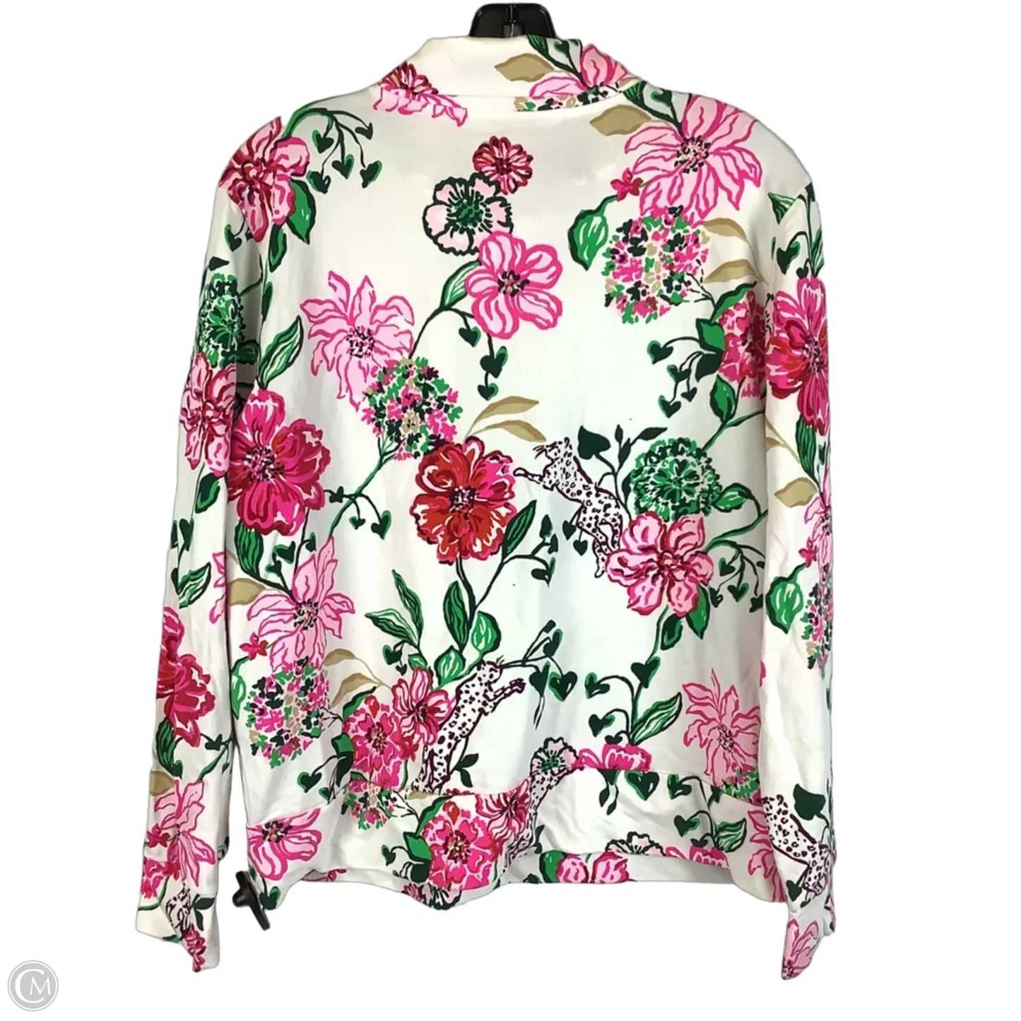 Sweatshirt Designer By Lilly Pulitzer In Floral Print, Size: L