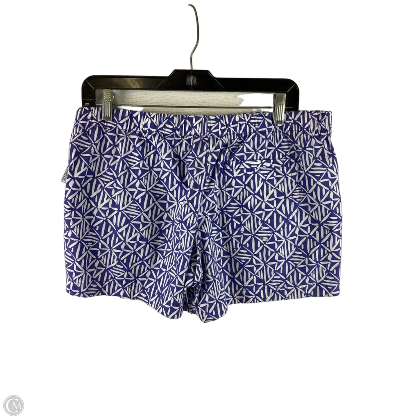 Shorts Designer By Lilly Pulitzer In Blue & White, Size: M