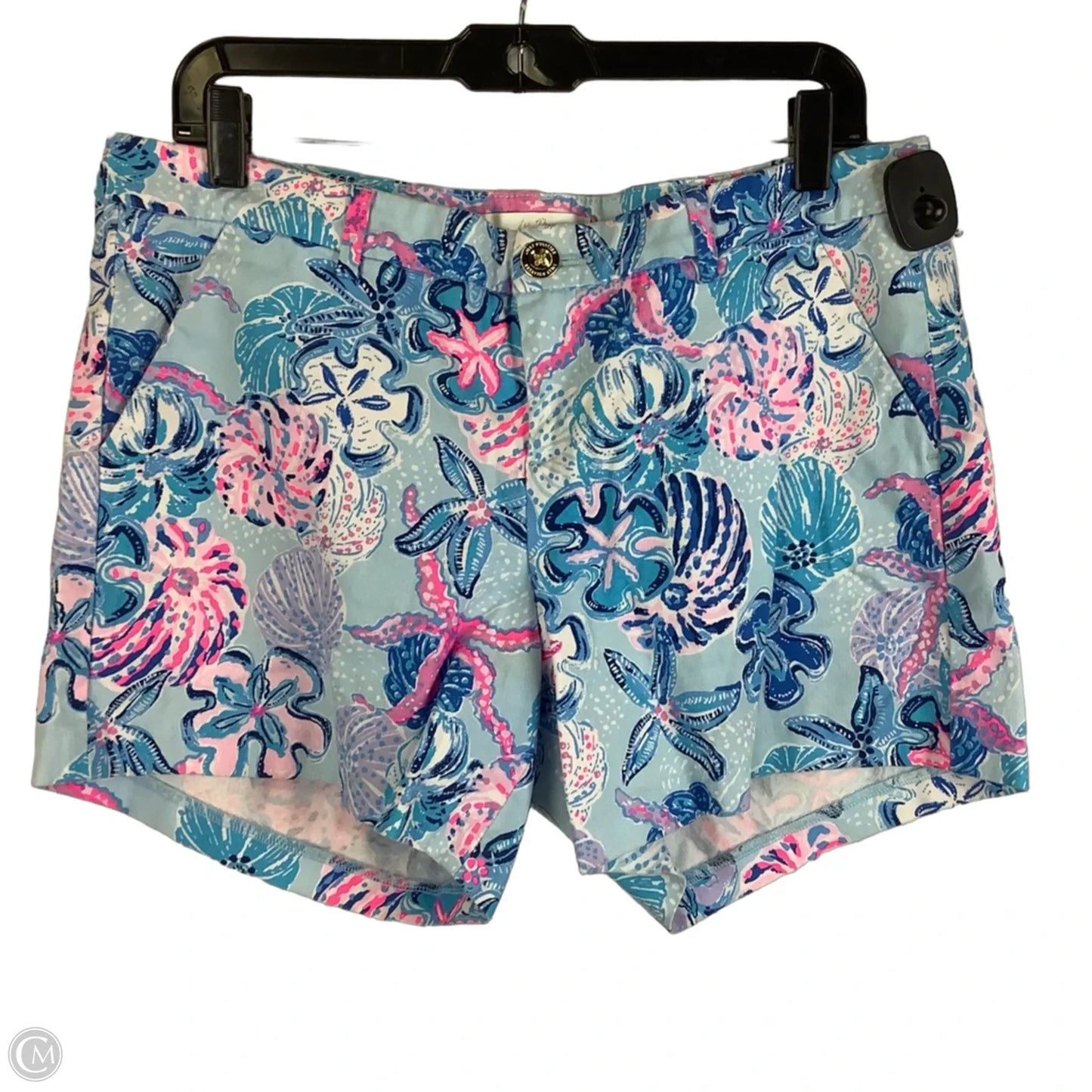 Shorts Designer By Lilly Pulitzer In Blue & Pink, Size: 12