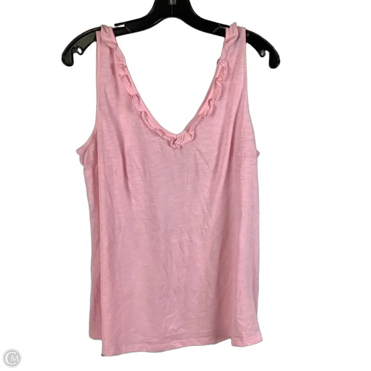 Top Sleeveless Designer By Lilly Pulitzer In Pink, Size: M