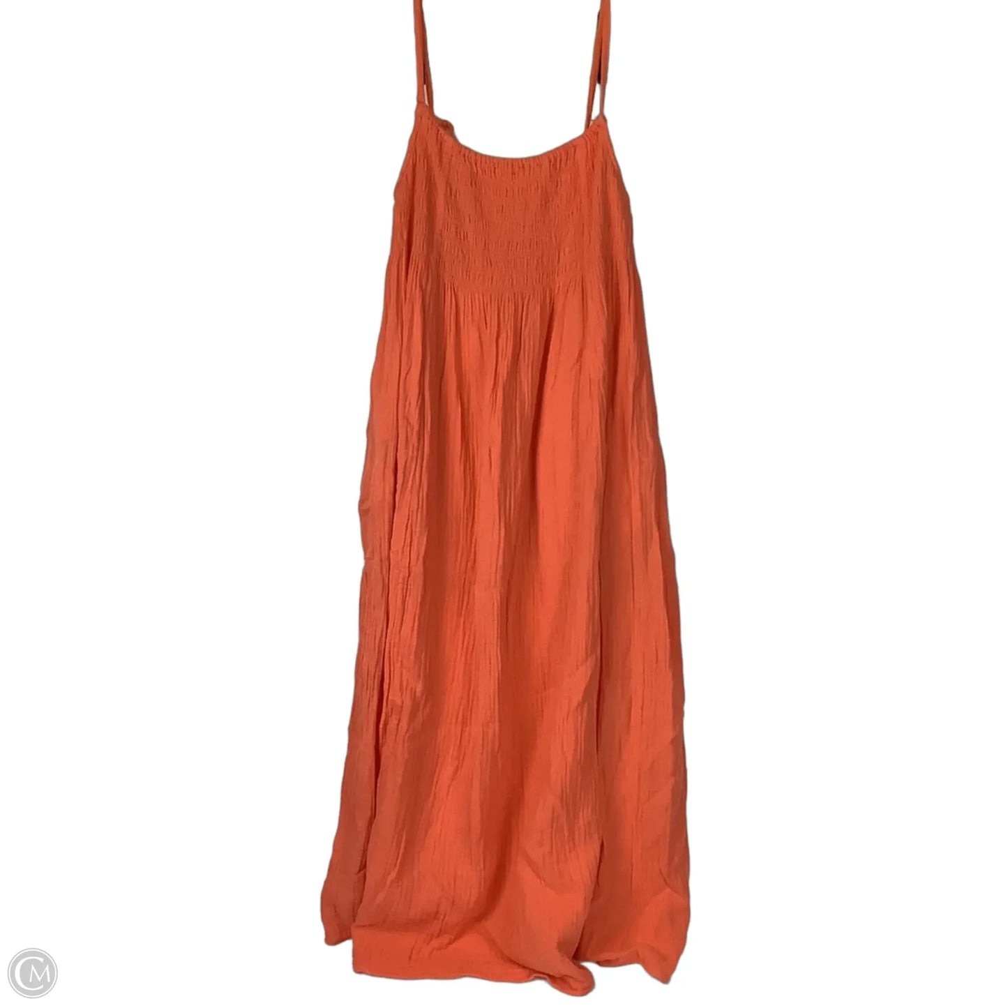 Dress Casual Maxi By Aerie In Orange, Size: Xl