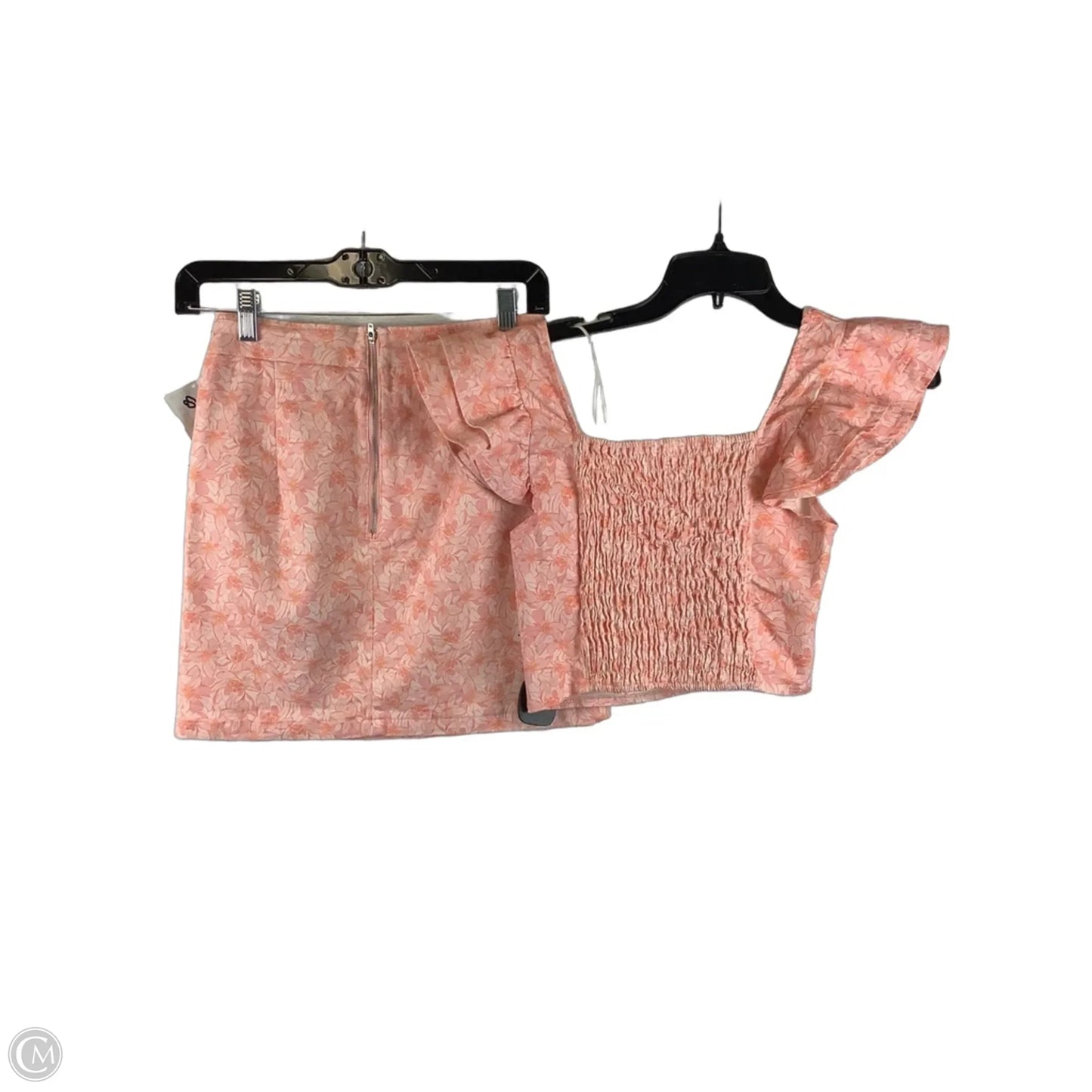 Skirt Set 2pc By Baevely In Pink, Size: S