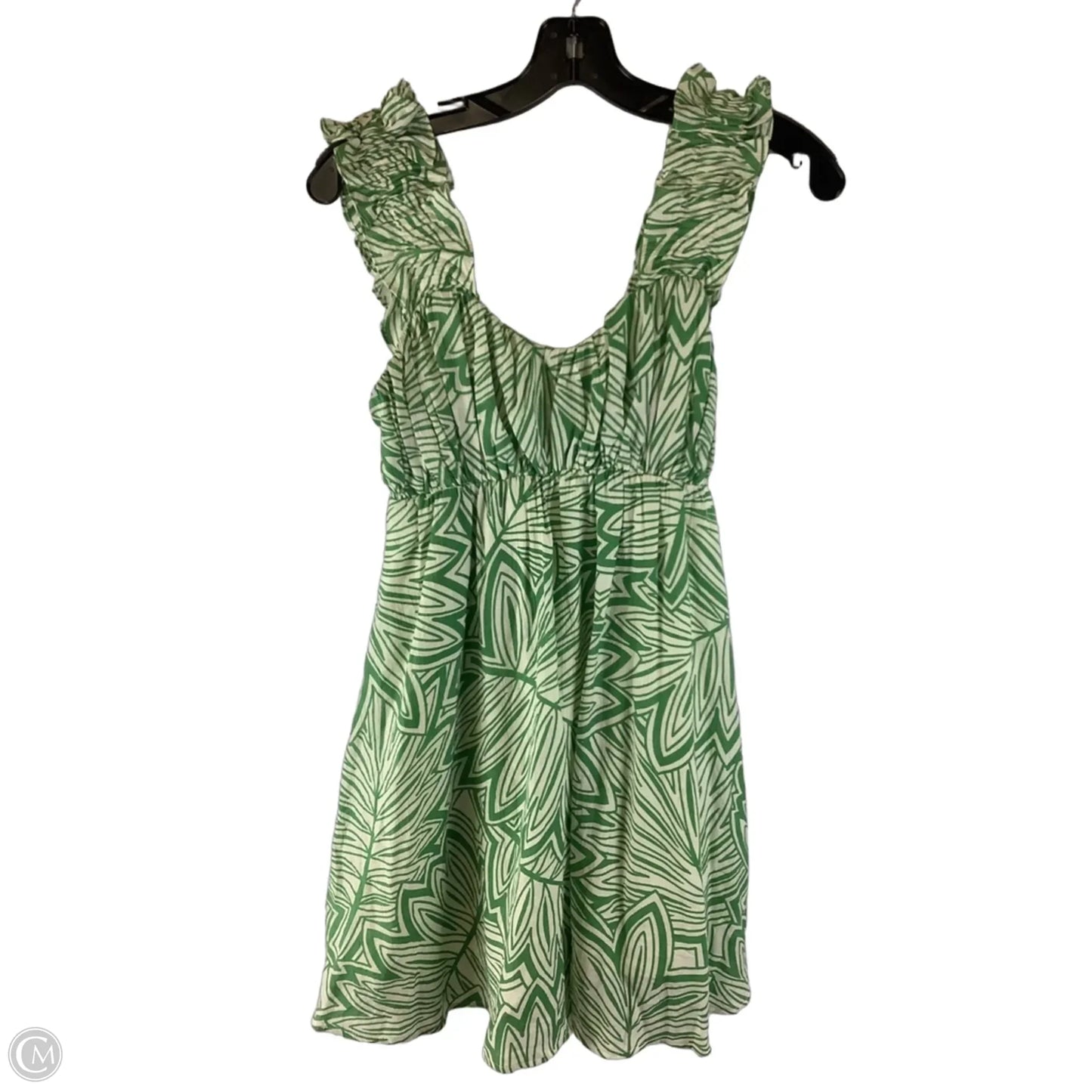 Dress Casual Short By Blu Pepper In Green, Size: S