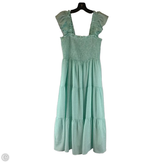 Dress Casual Midi By Skies Are Blue In Blue, Size: S