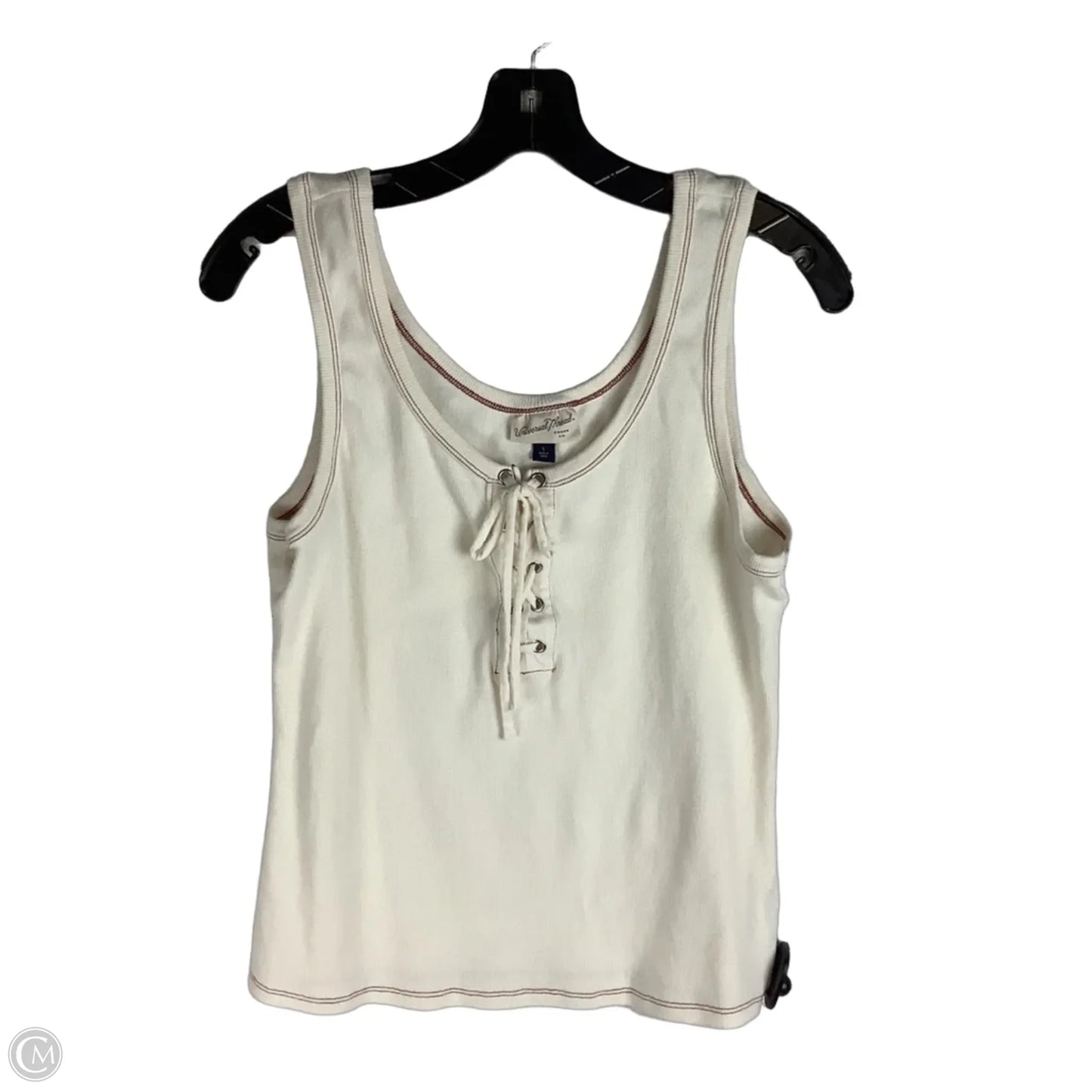 Top Sleeveless Basic By Universal Thread In Cream, Size: L