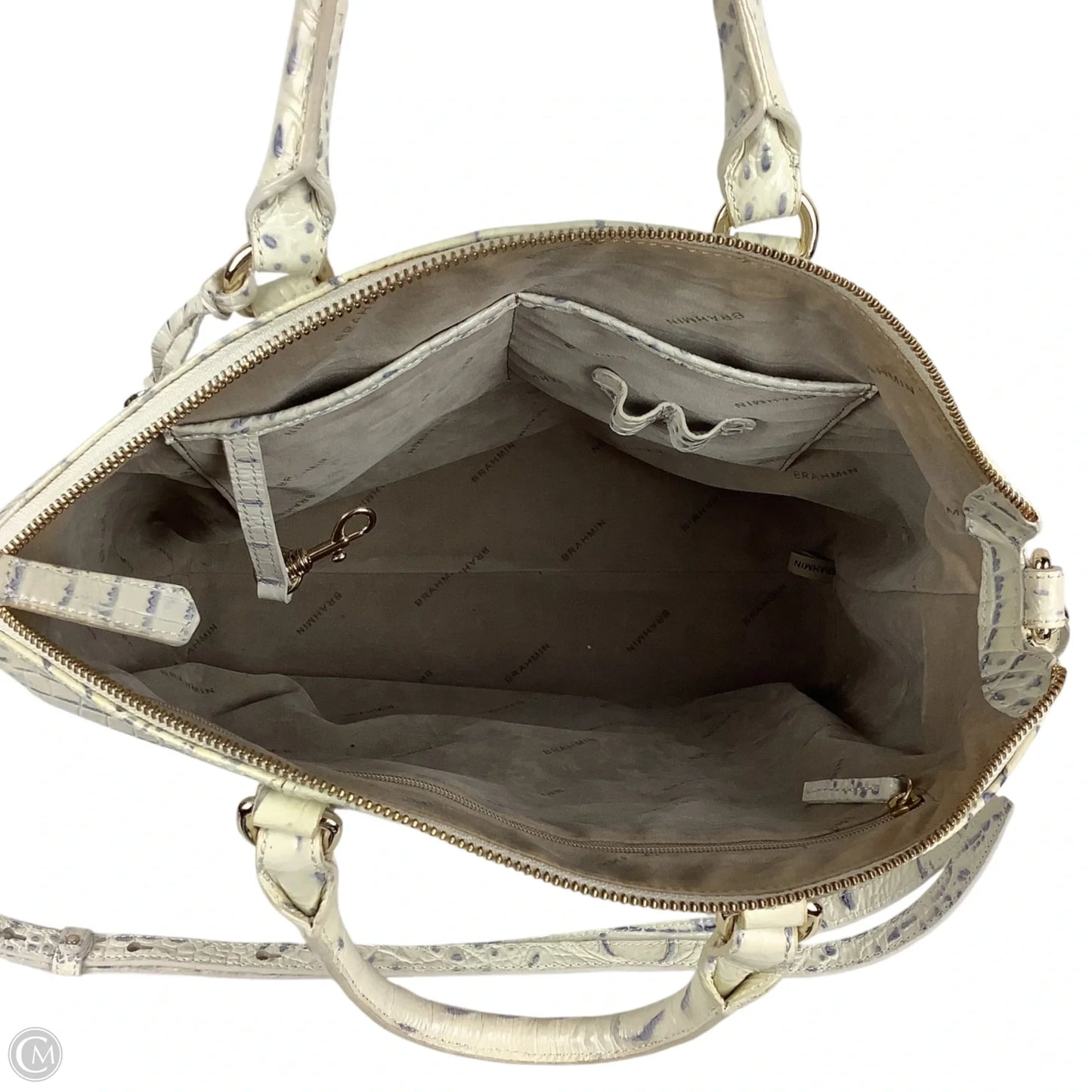 Handbag Designer By Brahmin, Size: Large