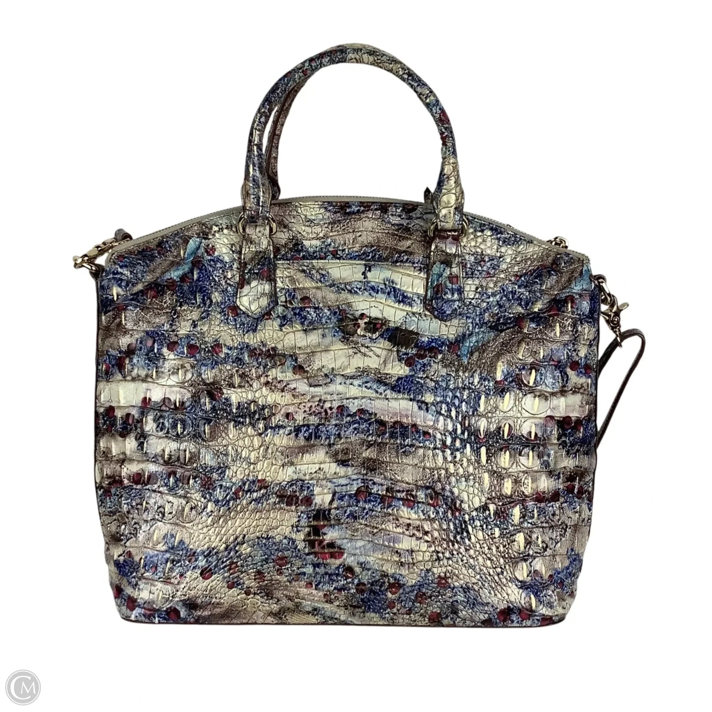 Handbag Designer By Brahmin, Size: Large