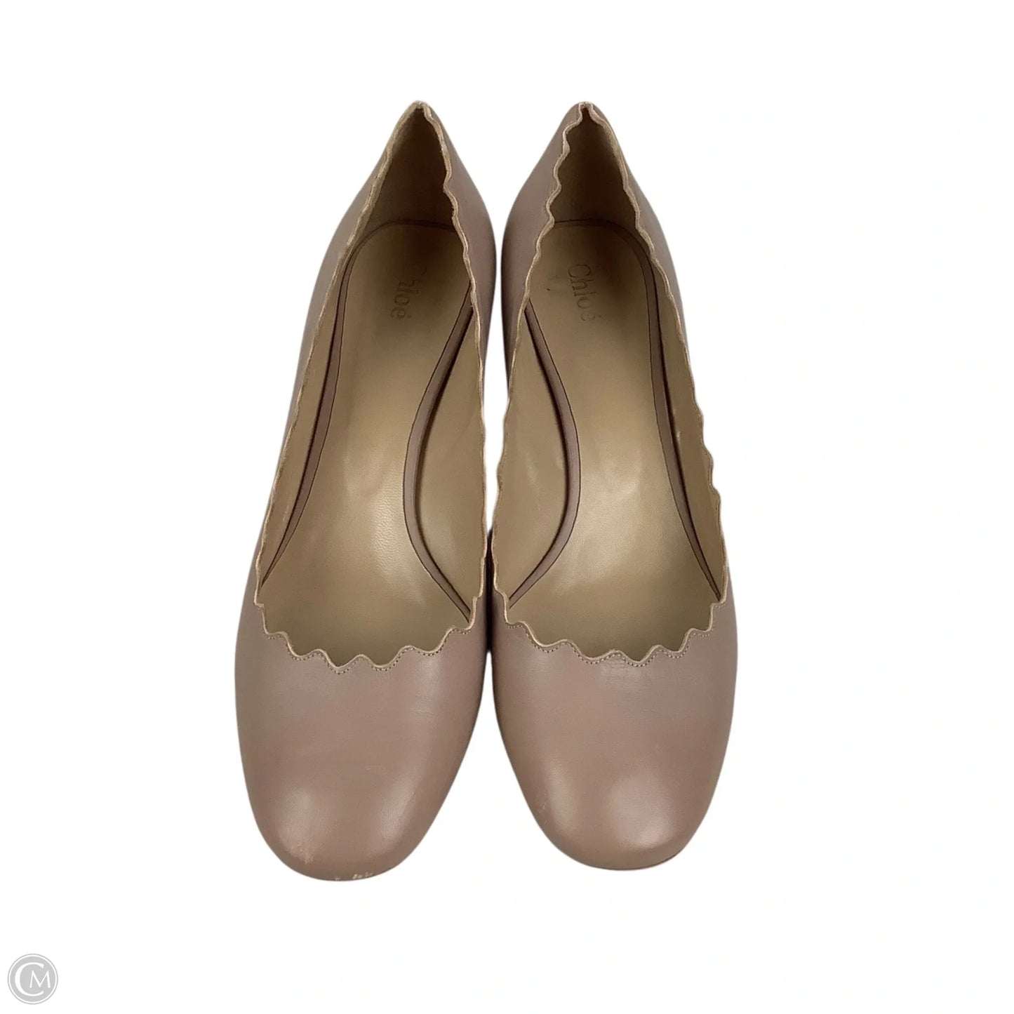 Shoes Luxury Designer By Chloe In Pink, Size: 41.5