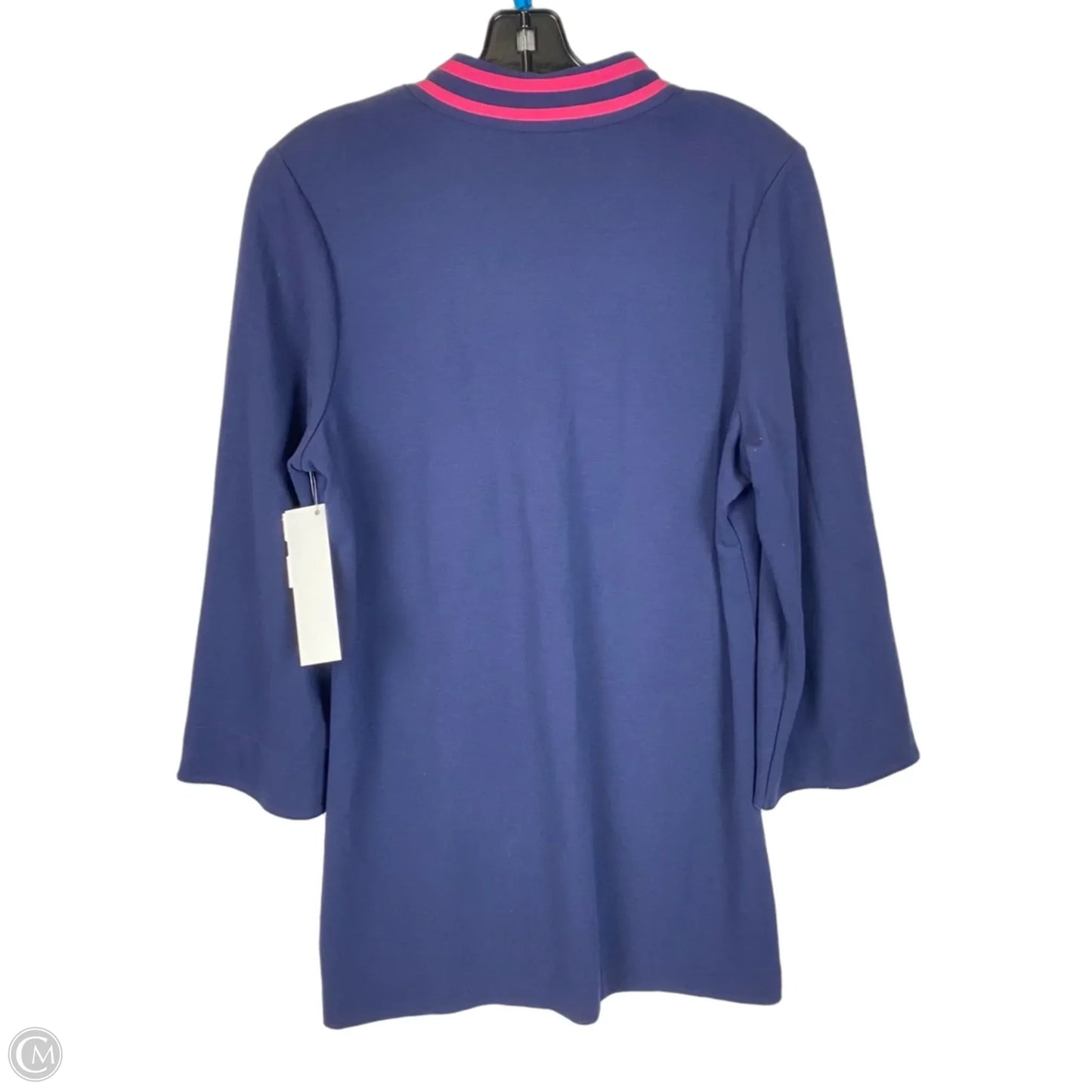 Top Long Sleeve Designer By Lilly Pulitzer In Navy, Size: M