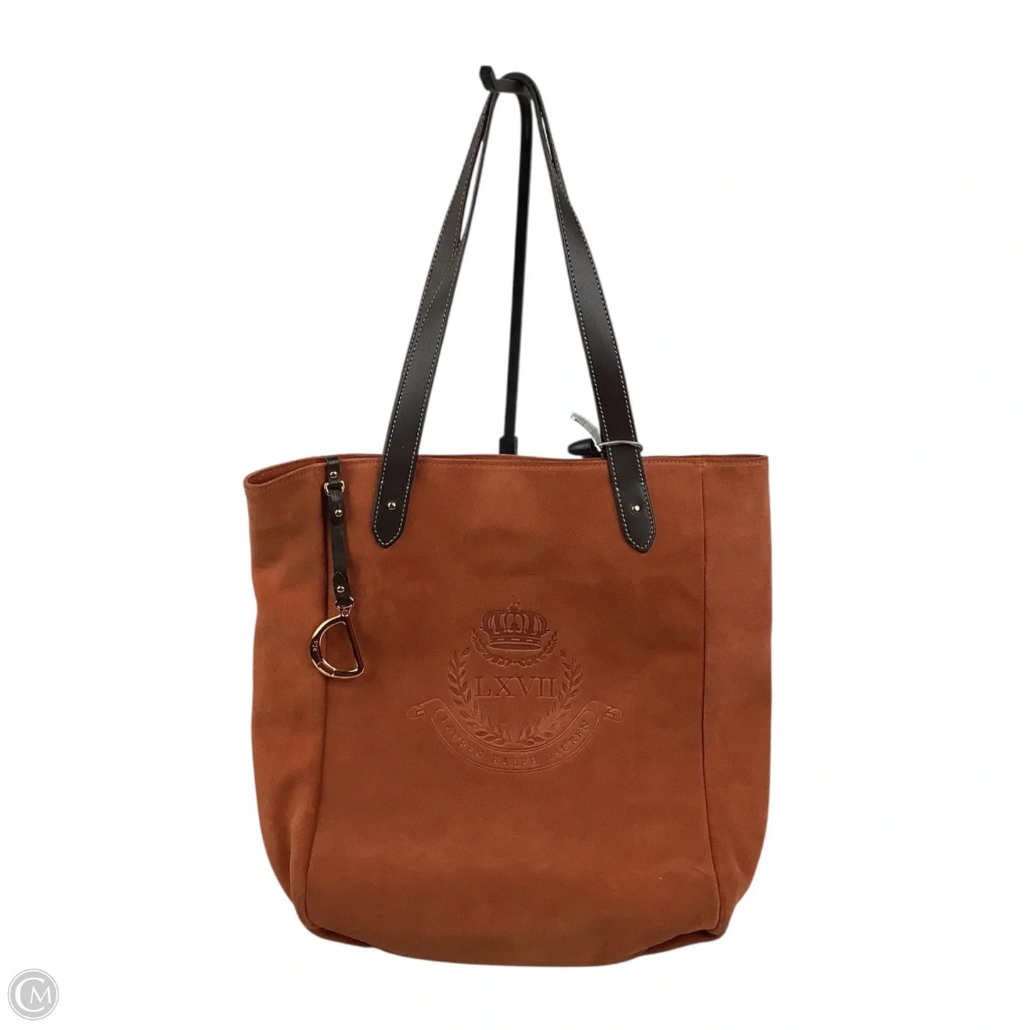 Handbag Leather By Lauren By Ralph Lauren, Size: Medium