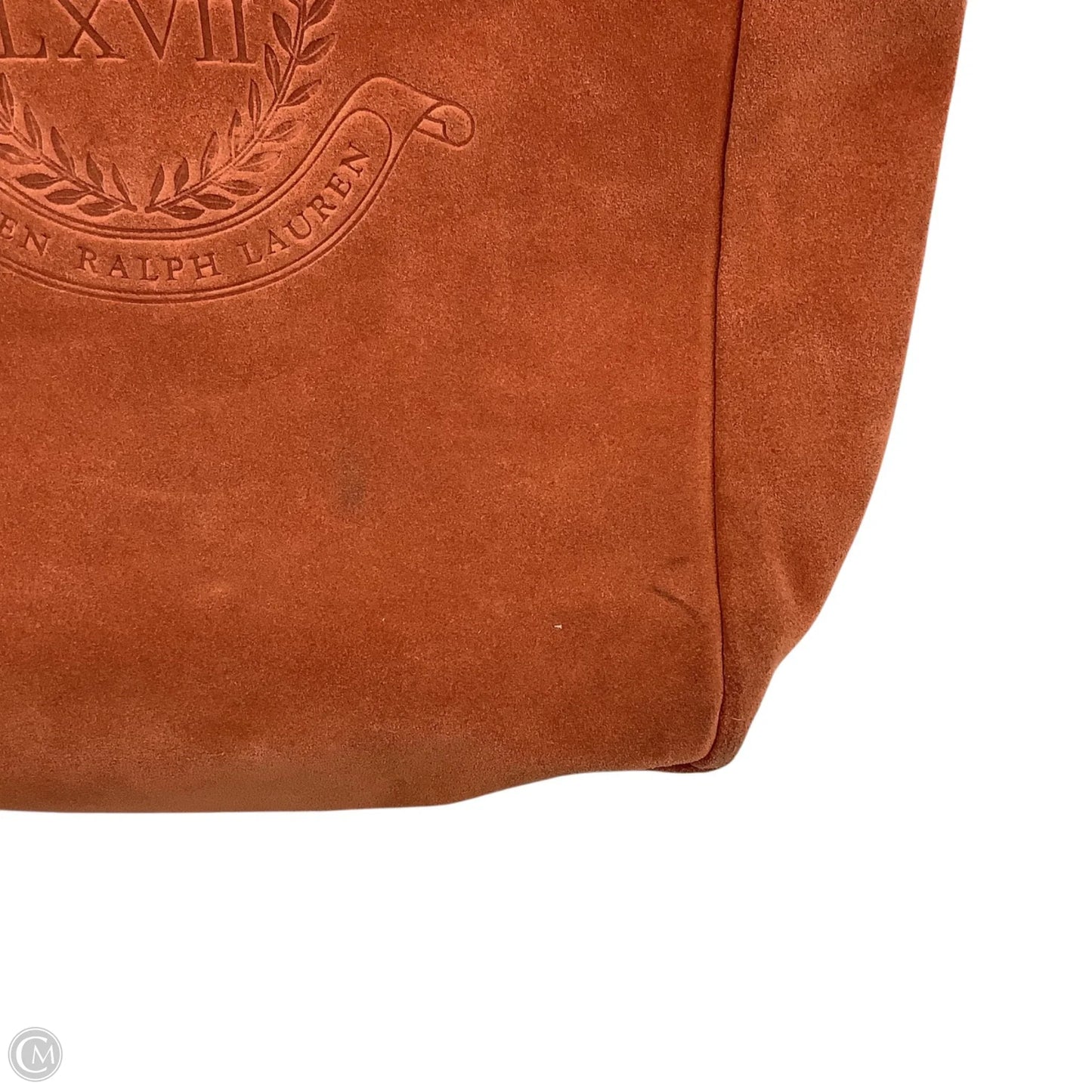 Handbag Leather By Lauren By Ralph Lauren, Size: Medium