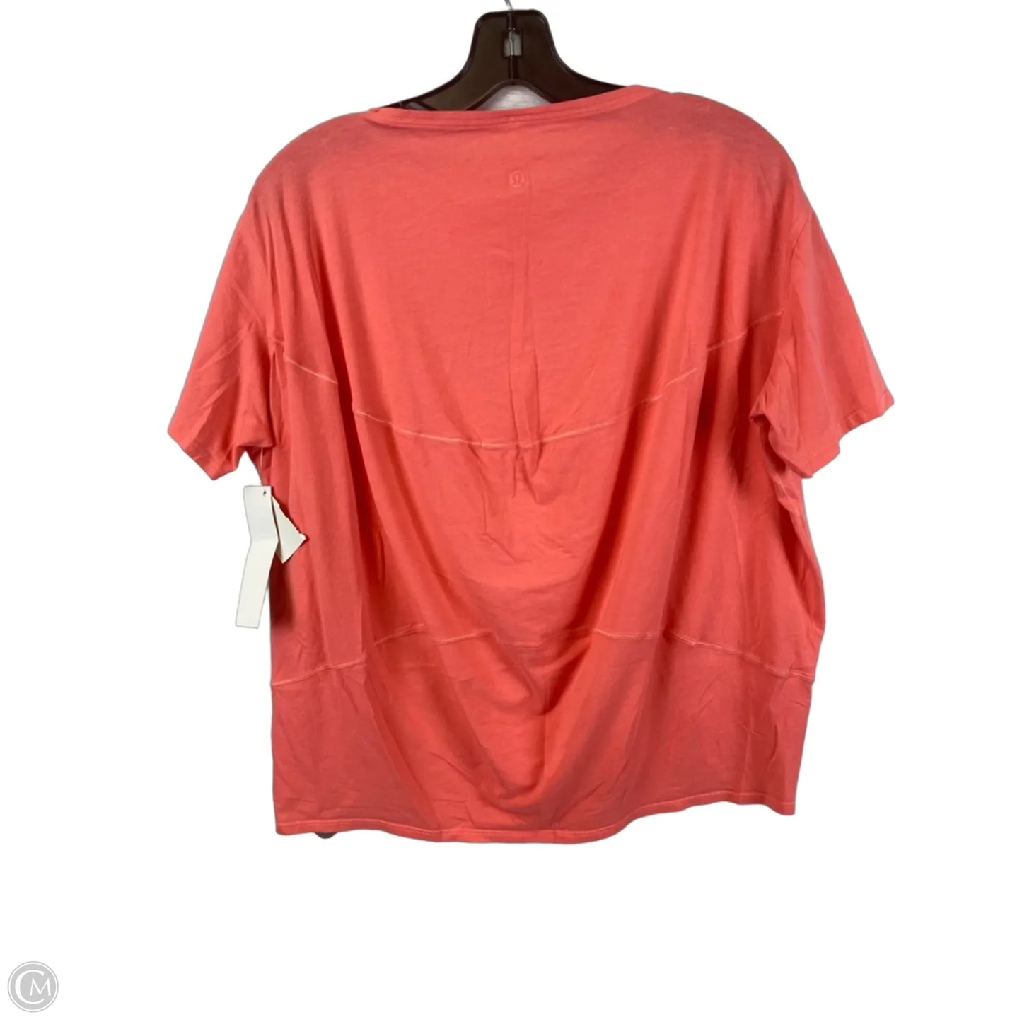 Athletic Top Short Sleeve By Lululemon In Coral