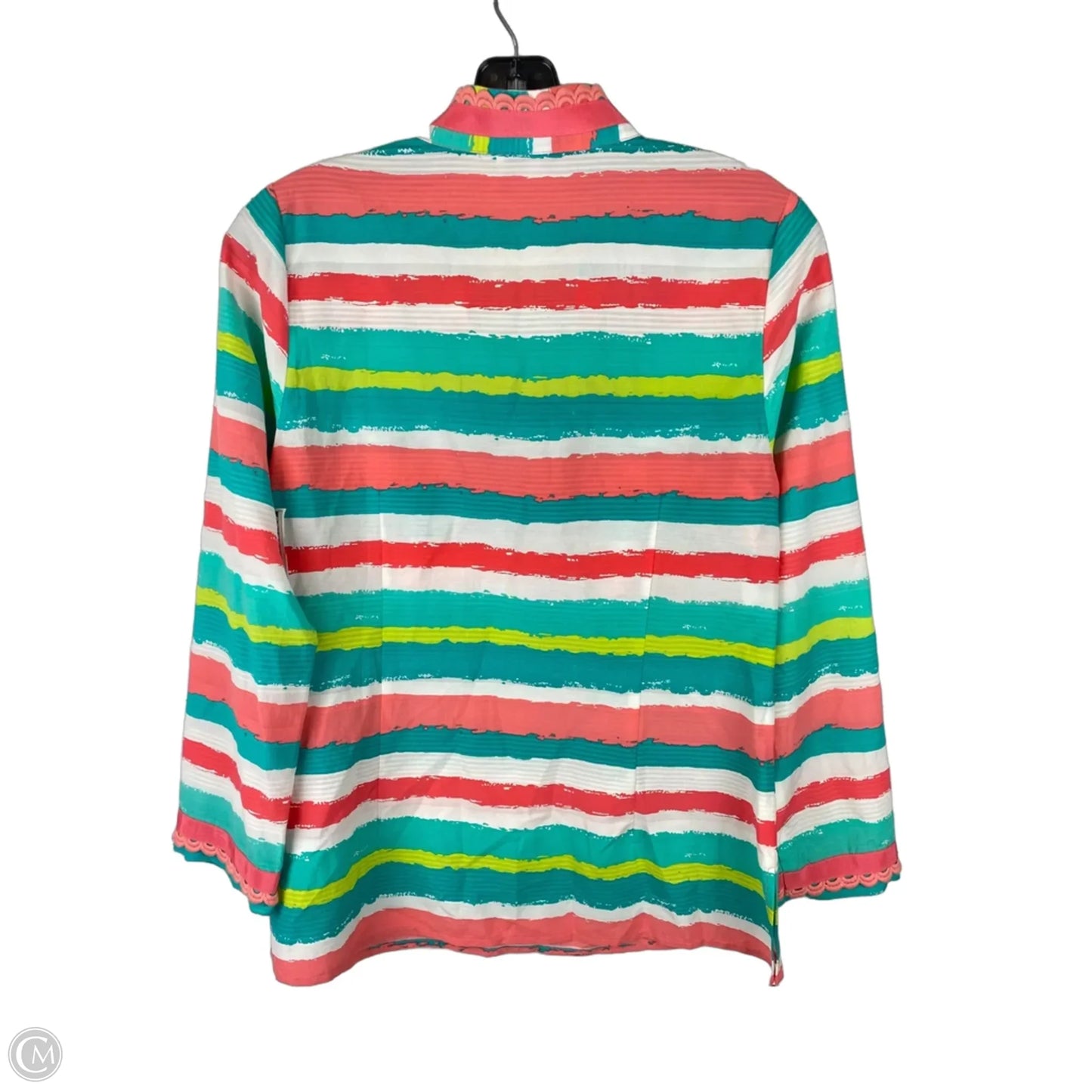Top Long Sleeve By Vineyard Vines In Striped Pattern, Size: Xs