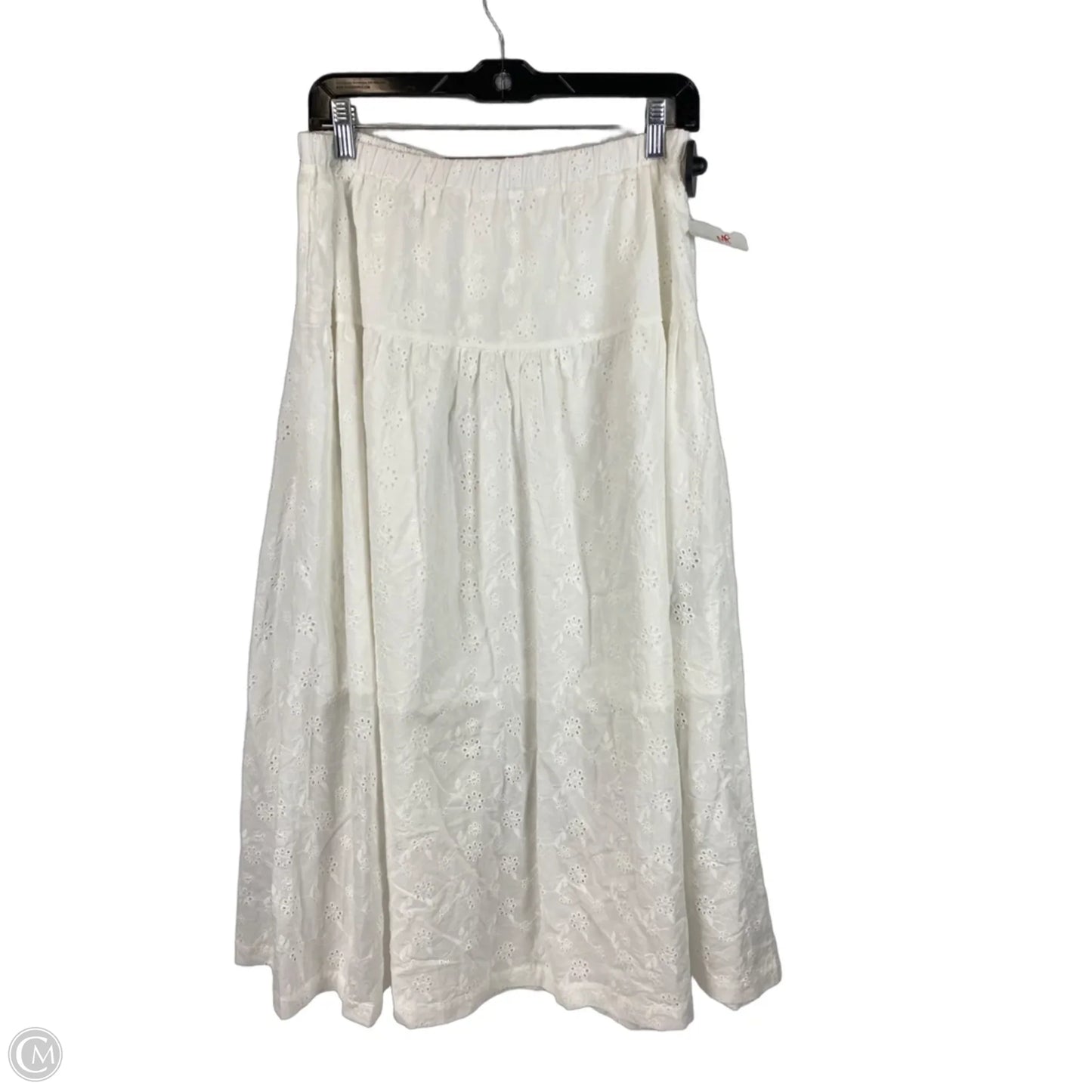 Skirt Midi By Celebrity Pink In White, Size: M