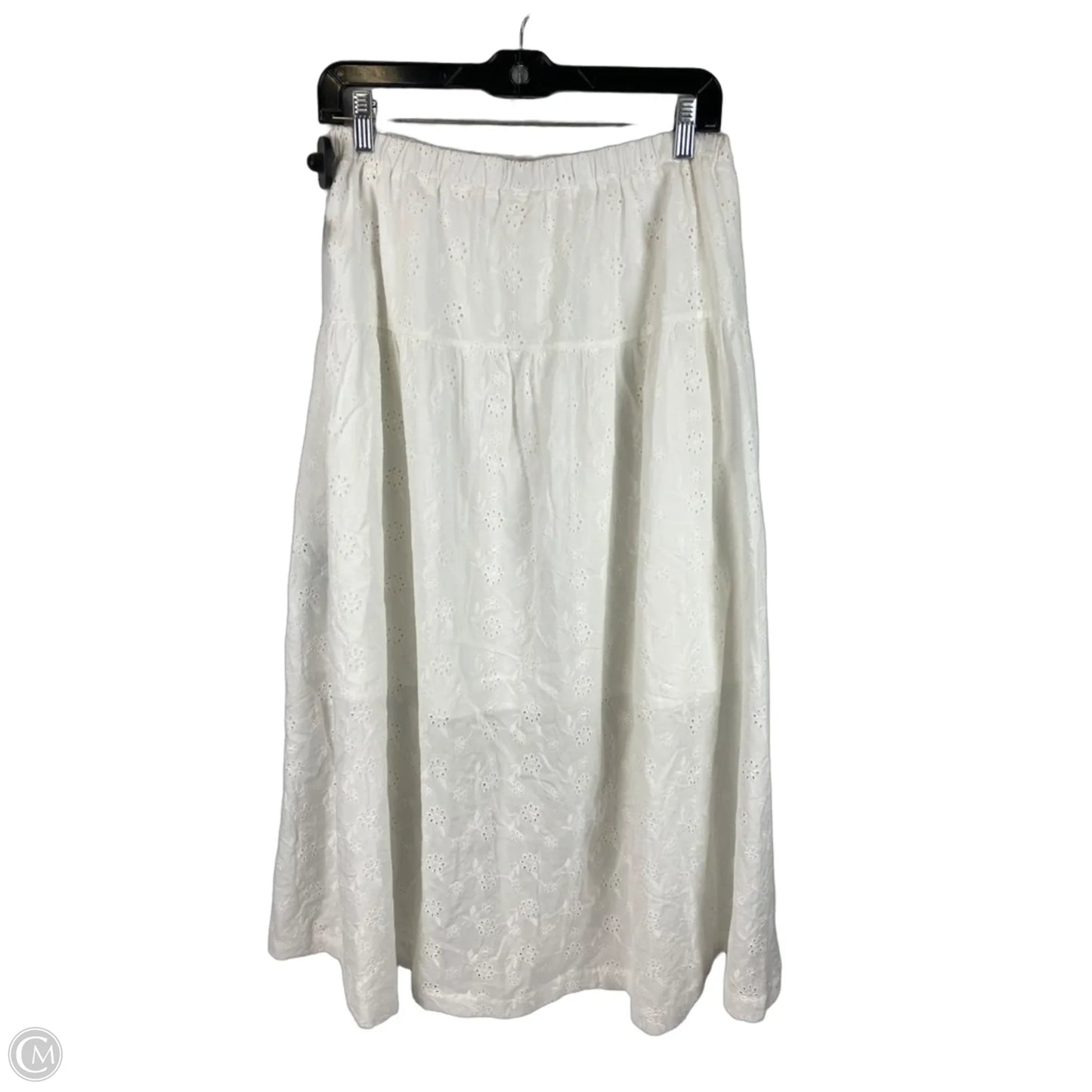 Skirt Midi By Celebrity Pink In White, Size: M