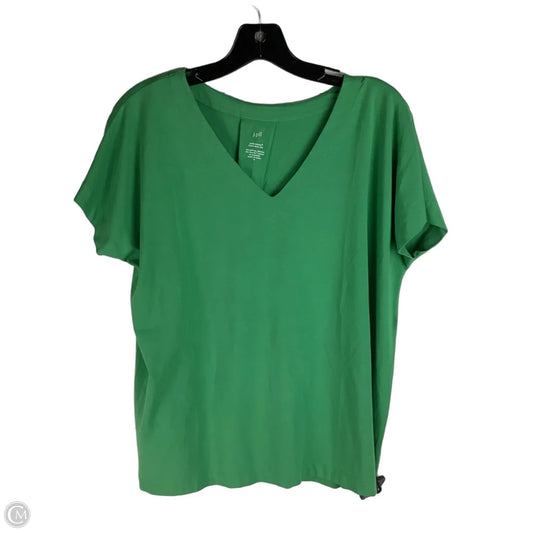 Top Short Sleeve Basic By J. Jill In Green, Size: M
