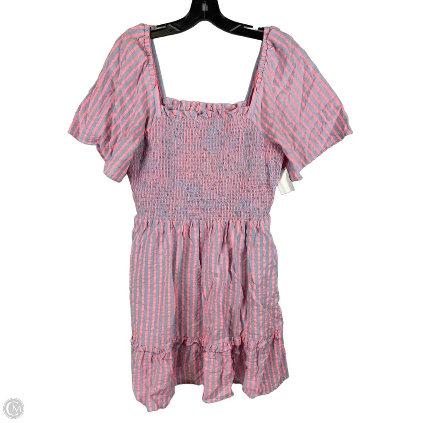 Dress Casual Short By Draper James In Striped Pattern, Size: L