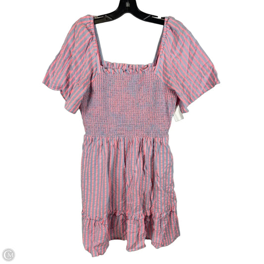 Dress Casual Short By Draper James In Striped Pattern, Size: L