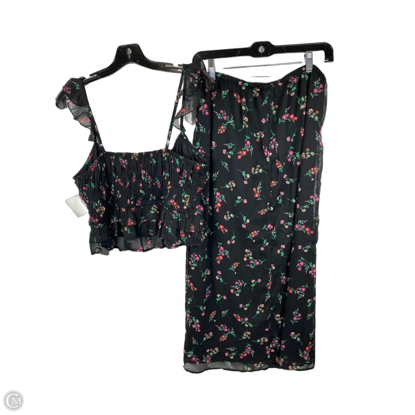Skirt Set 2pc By No Boundaries In Black, Size: M