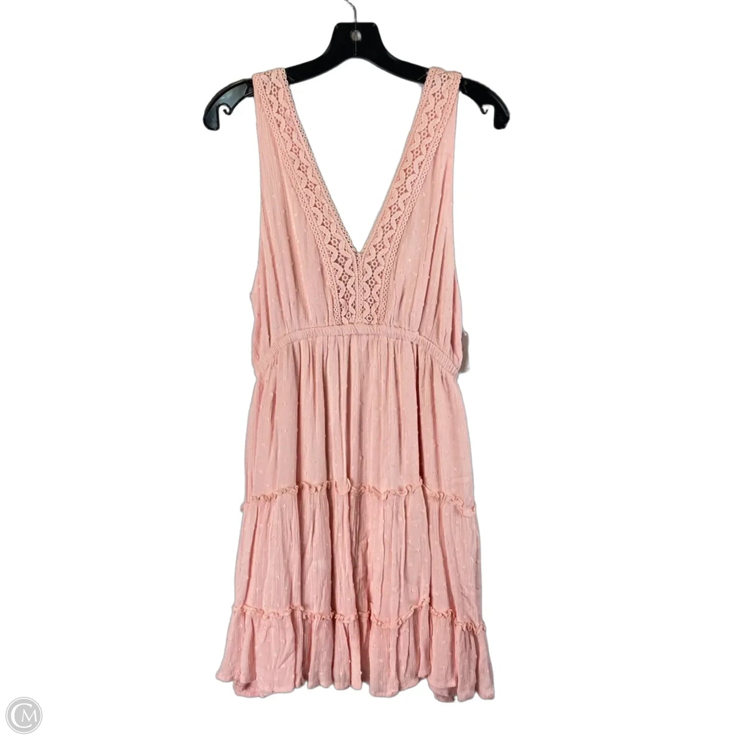 Dress Casual Short By Ocean Drive In Pink, Size: M