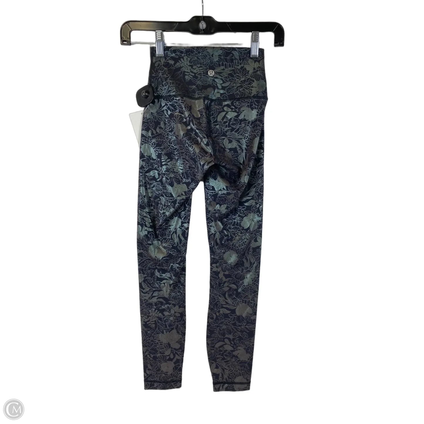 Athletic Leggings By Lululemon In Floral Print, Size: 0