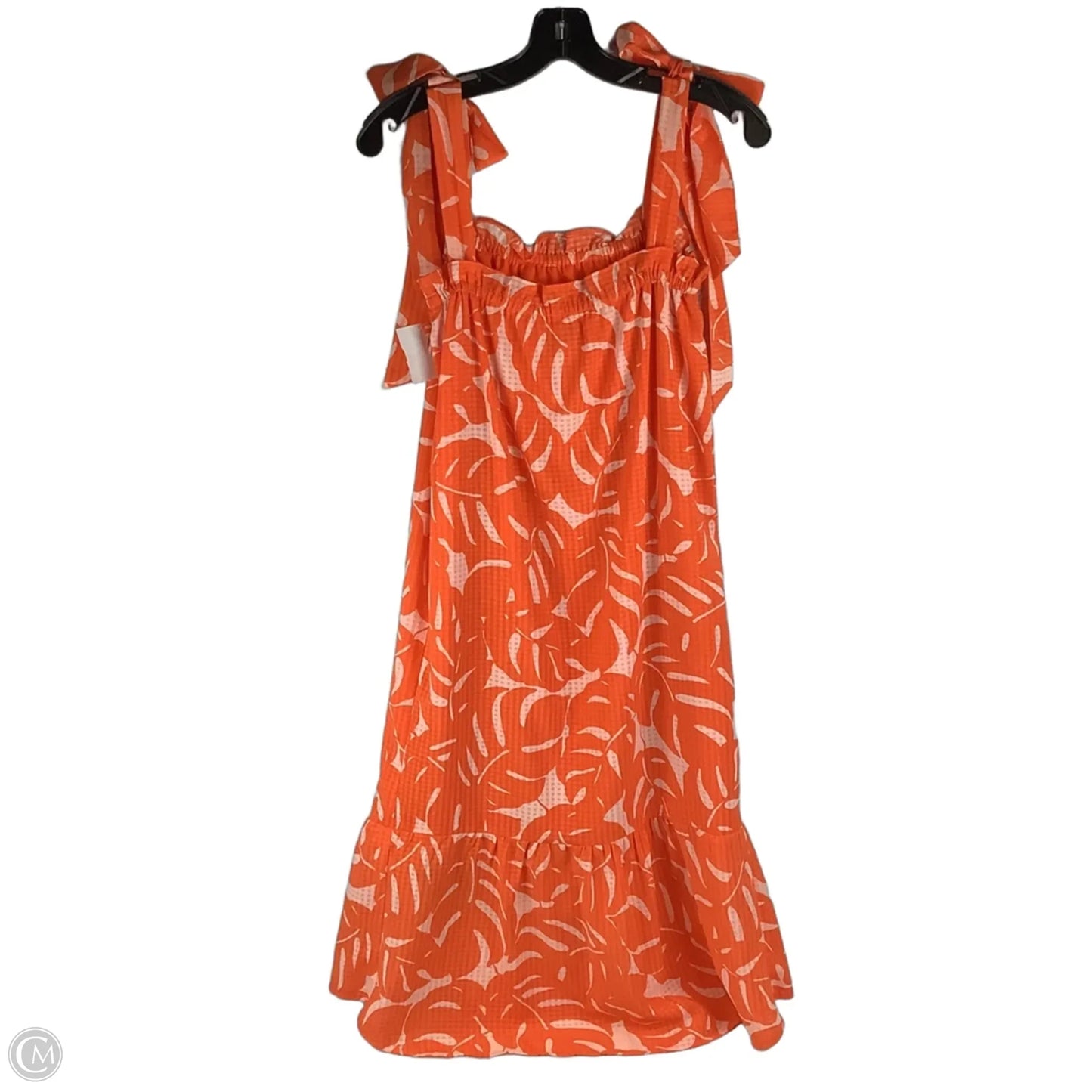 Dress Casual Midi By Who What Wear In Orange, Size: Xs