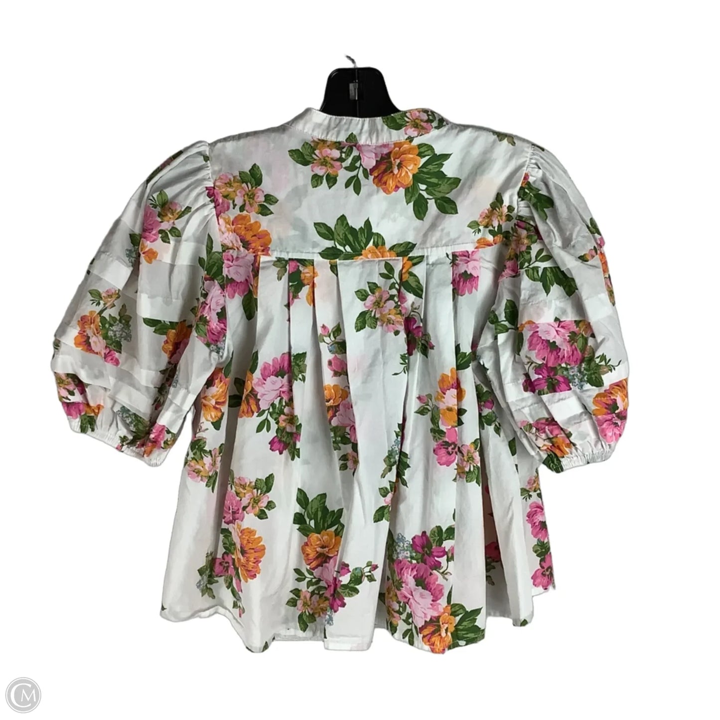 Top Short Sleeve By Olivaceous In Floral Print, Size: S