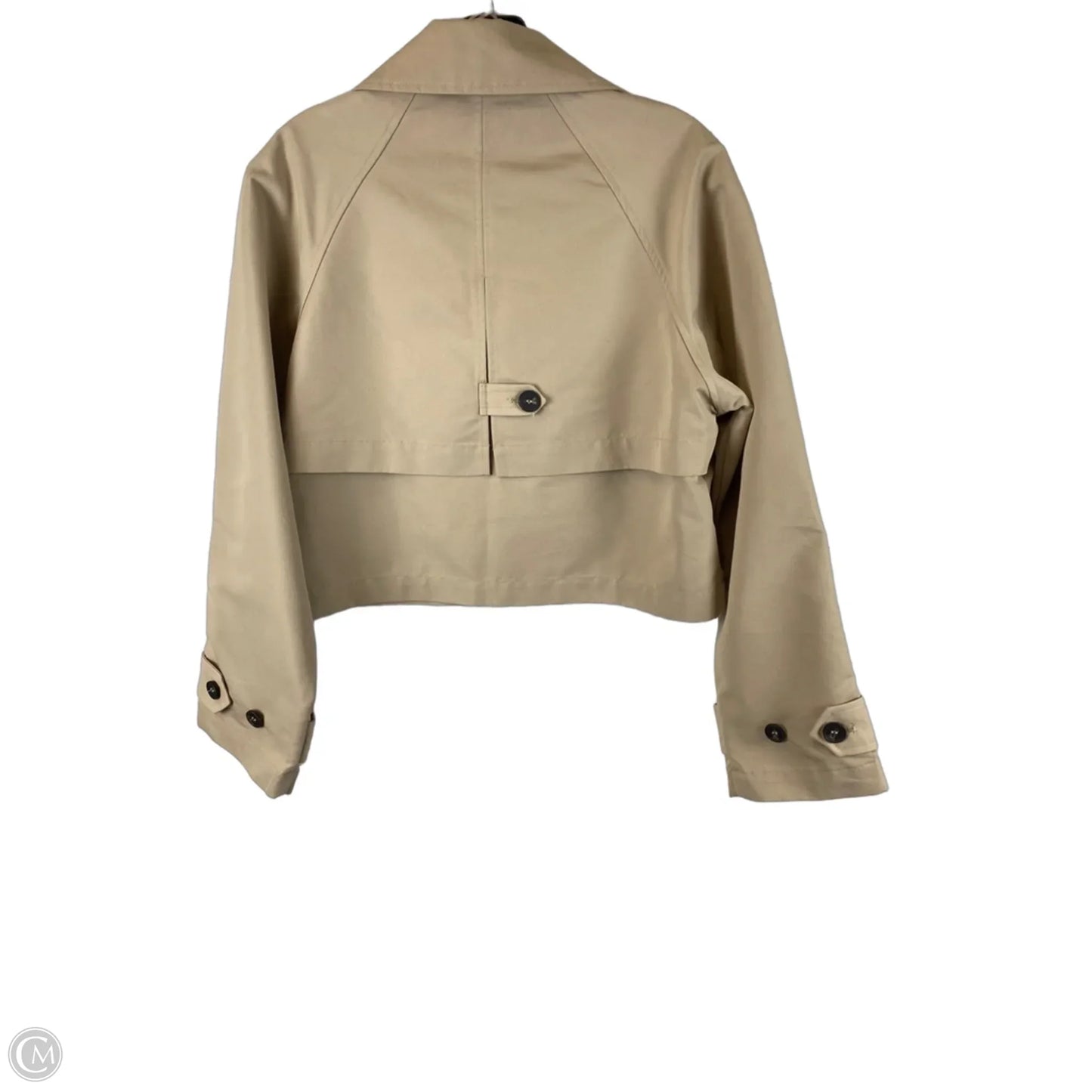 Coat Trench Coat By Zara In Tan, Size: S